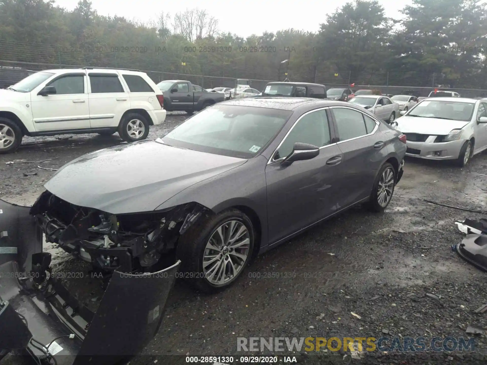 2 Photograph of a damaged car 58ABZ1B15KU039791 LEXUS ES 2019