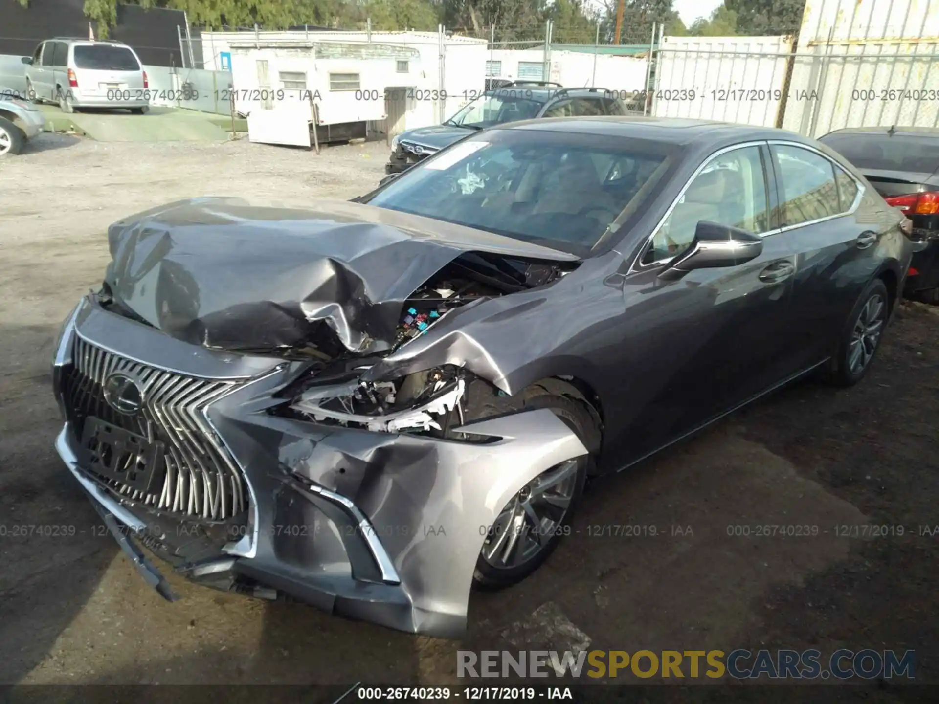 2 Photograph of a damaged car 58ABZ1B15KU047664 LEXUS ES 2019