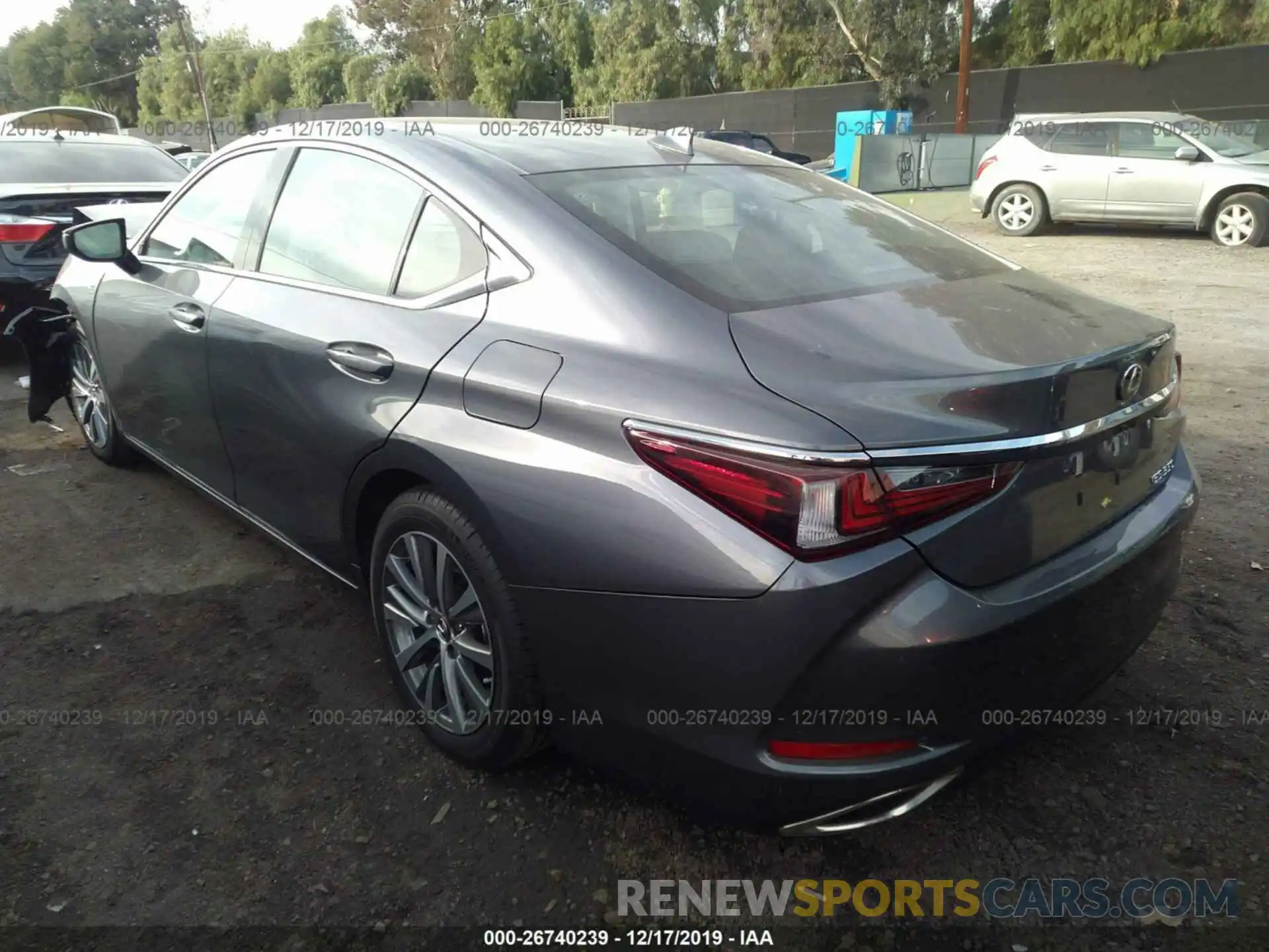 3 Photograph of a damaged car 58ABZ1B15KU047664 LEXUS ES 2019