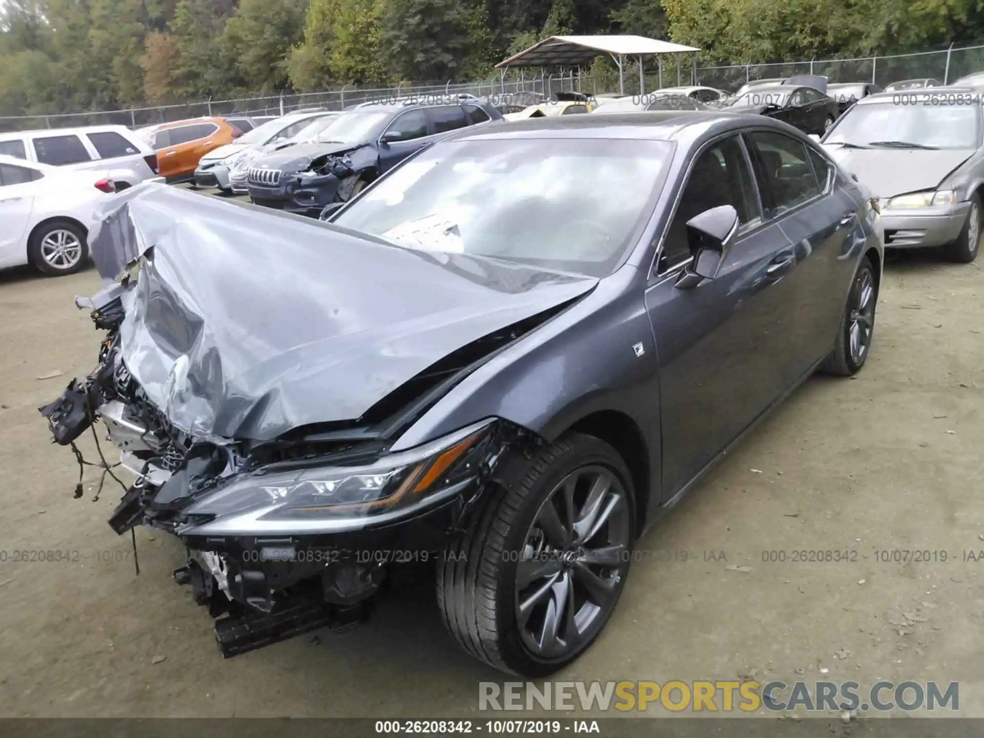 2 Photograph of a damaged car 58ABZ1B16KU004497 LEXUS ES 2019