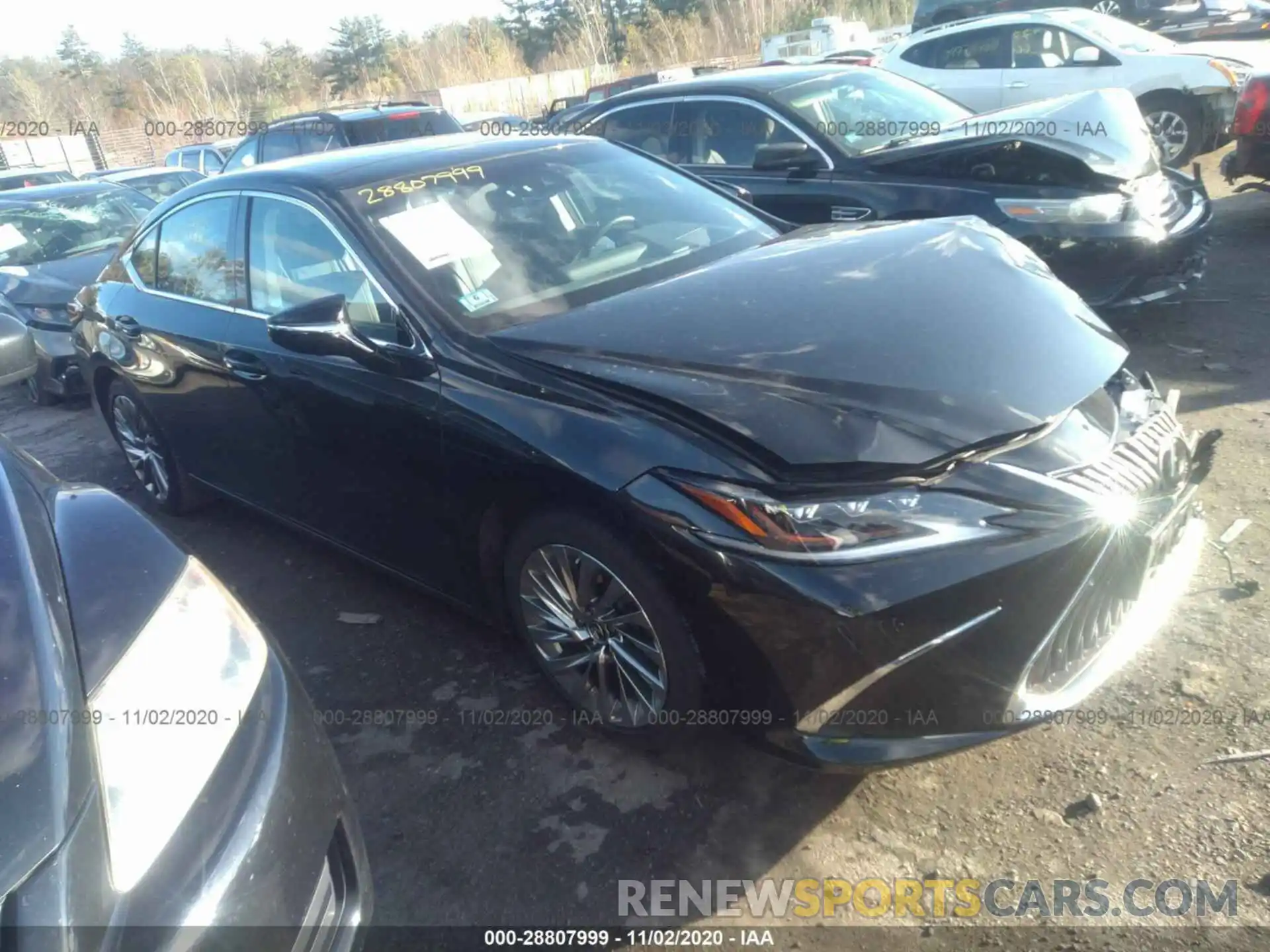 1 Photograph of a damaged car 58ABZ1B16KU006864 LEXUS ES 2019