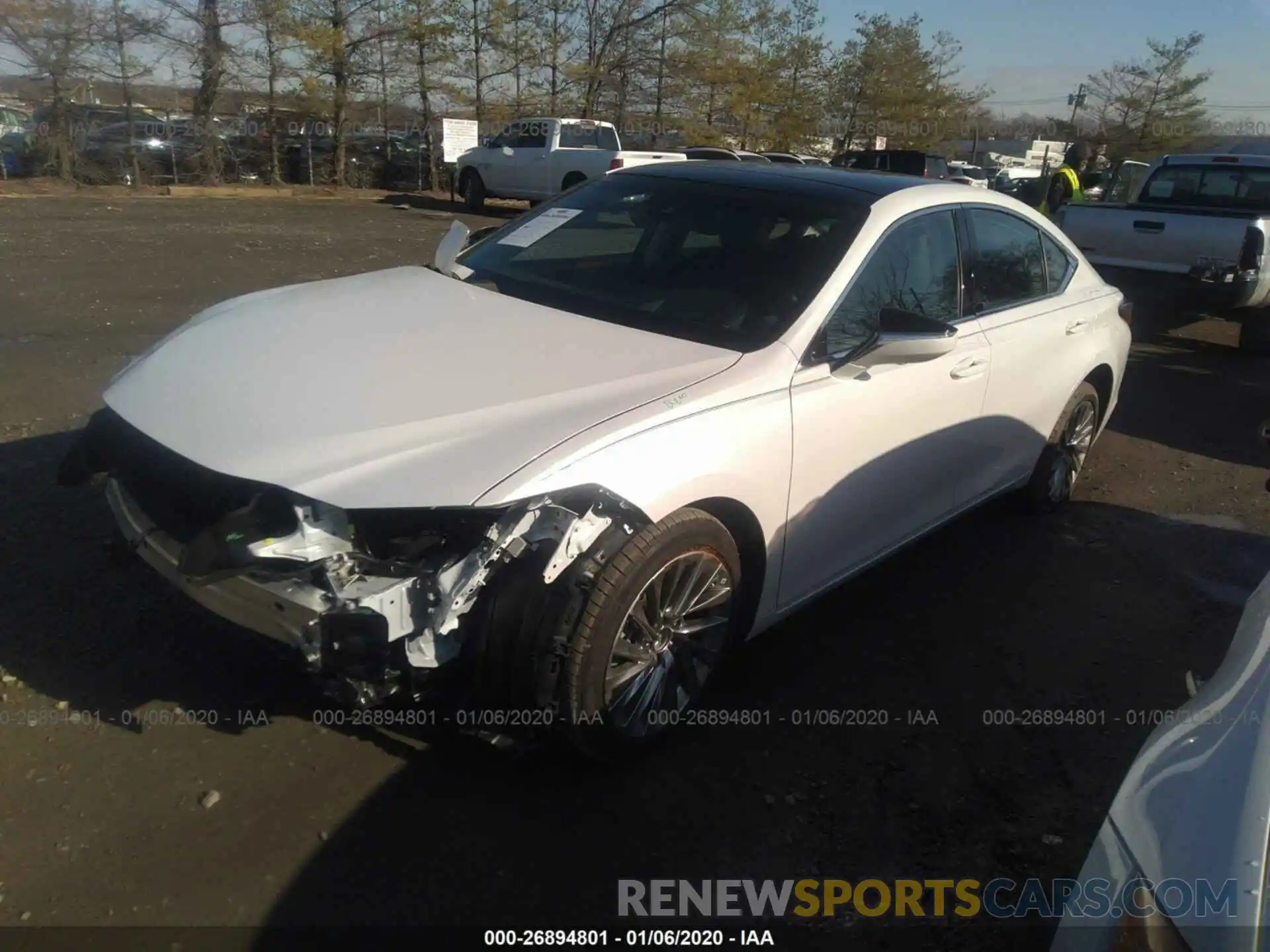 2 Photograph of a damaged car 58ABZ1B16KU012678 LEXUS ES 2019