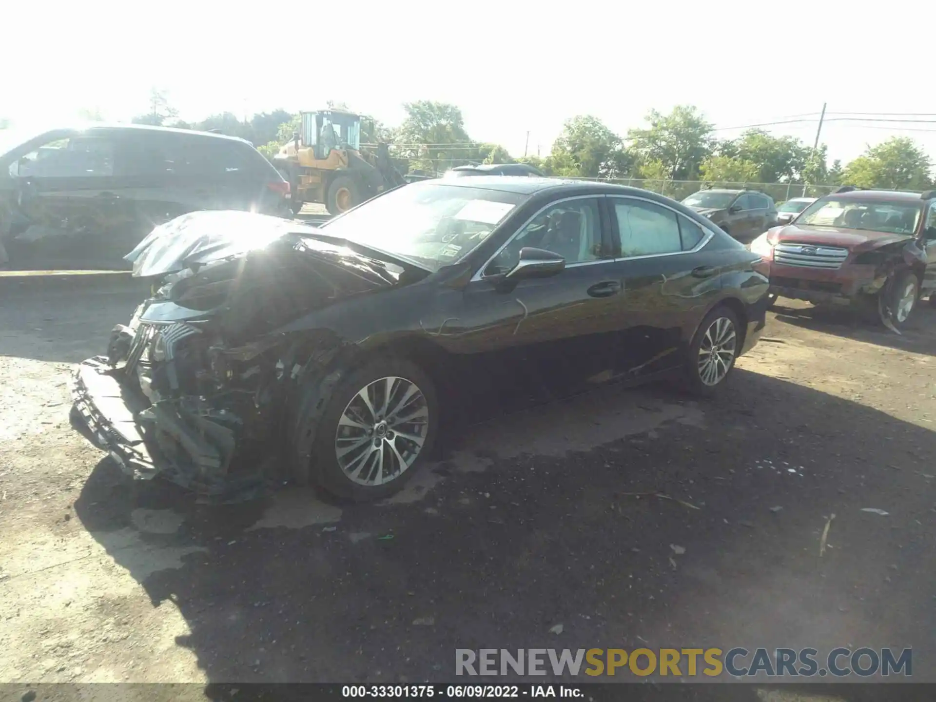 2 Photograph of a damaged car 58ABZ1B16KU013281 LEXUS ES 2019