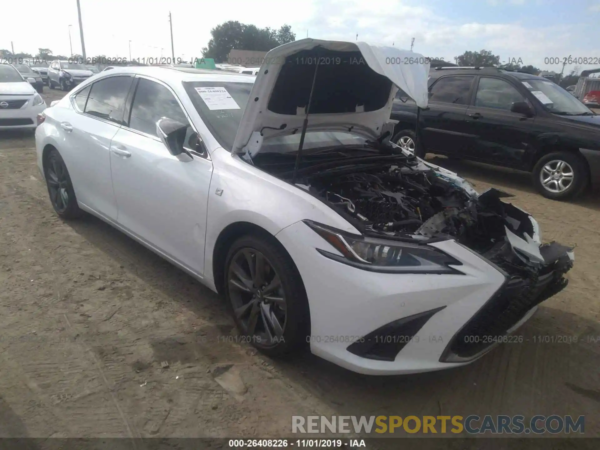 1 Photograph of a damaged car 58ABZ1B16KU016617 LEXUS ES 2019