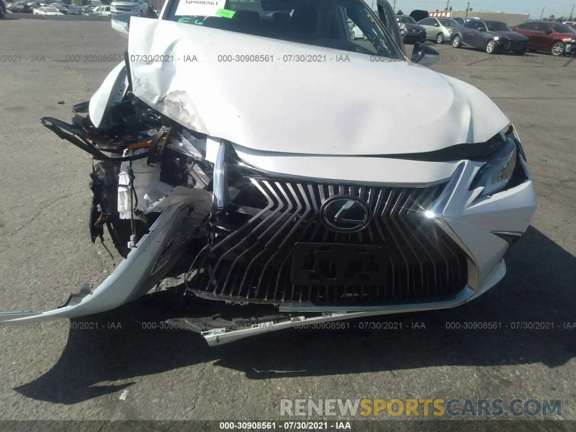 6 Photograph of a damaged car 58ABZ1B16KU027617 LEXUS ES 2019