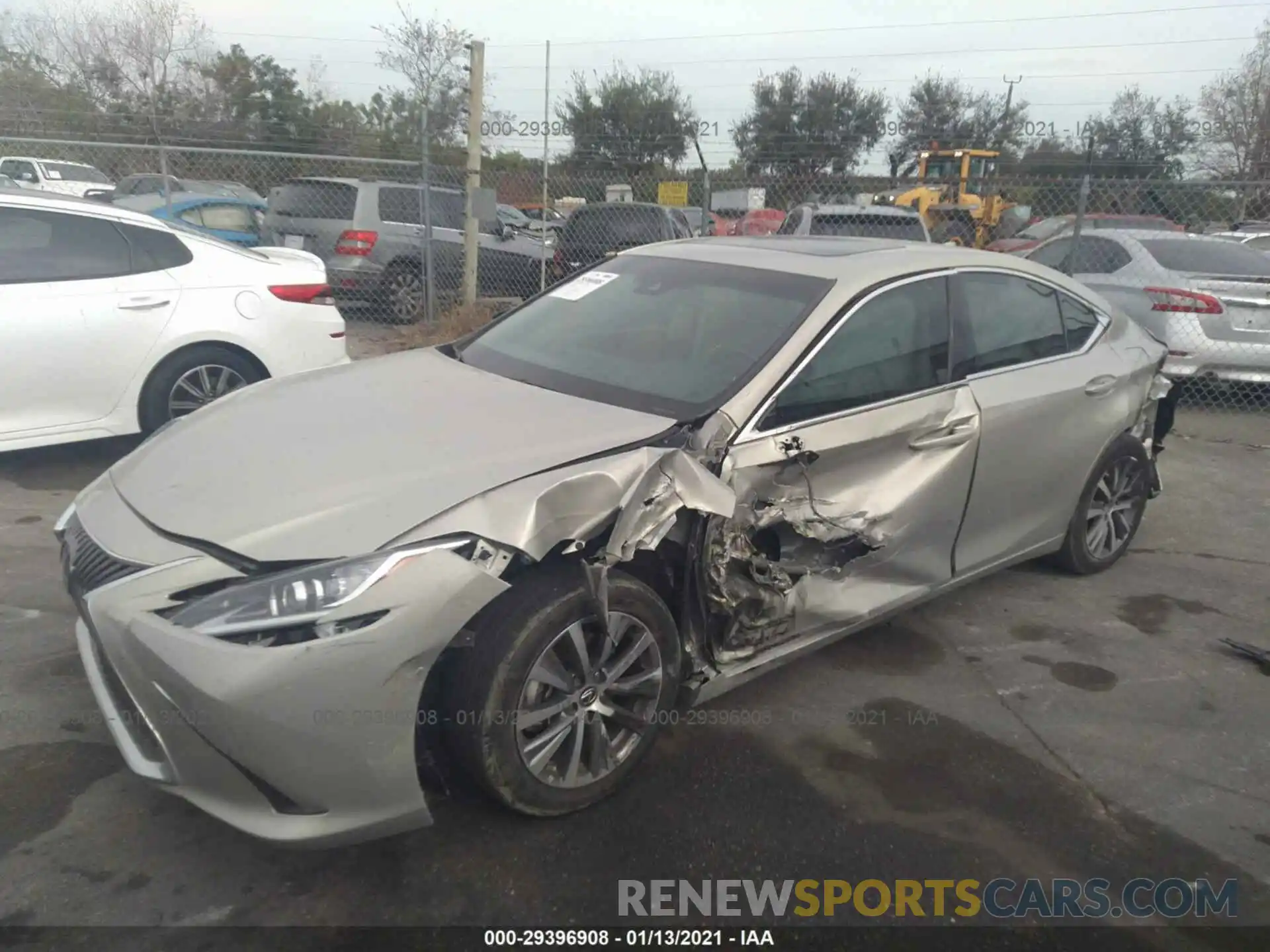 6 Photograph of a damaged car 58ABZ1B16KU047091 LEXUS ES 2019