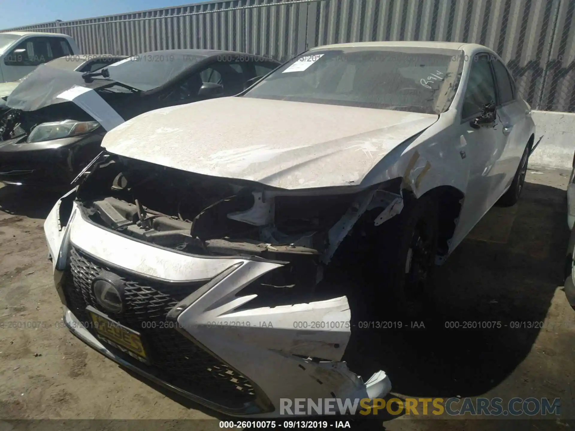 6 Photograph of a damaged car 58ABZ1B17KU005089 LEXUS ES 2019