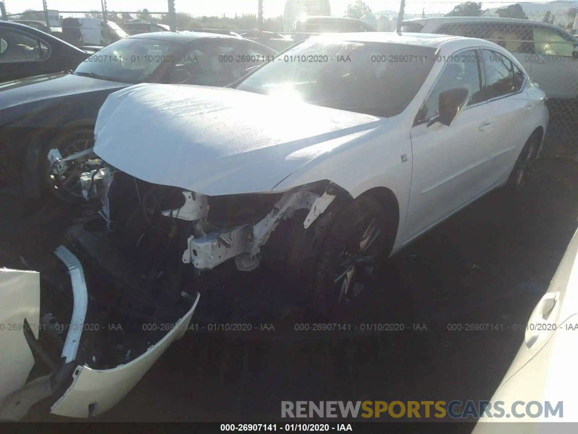 2 Photograph of a damaged car 58ABZ1B17KU008736 LEXUS ES 2019