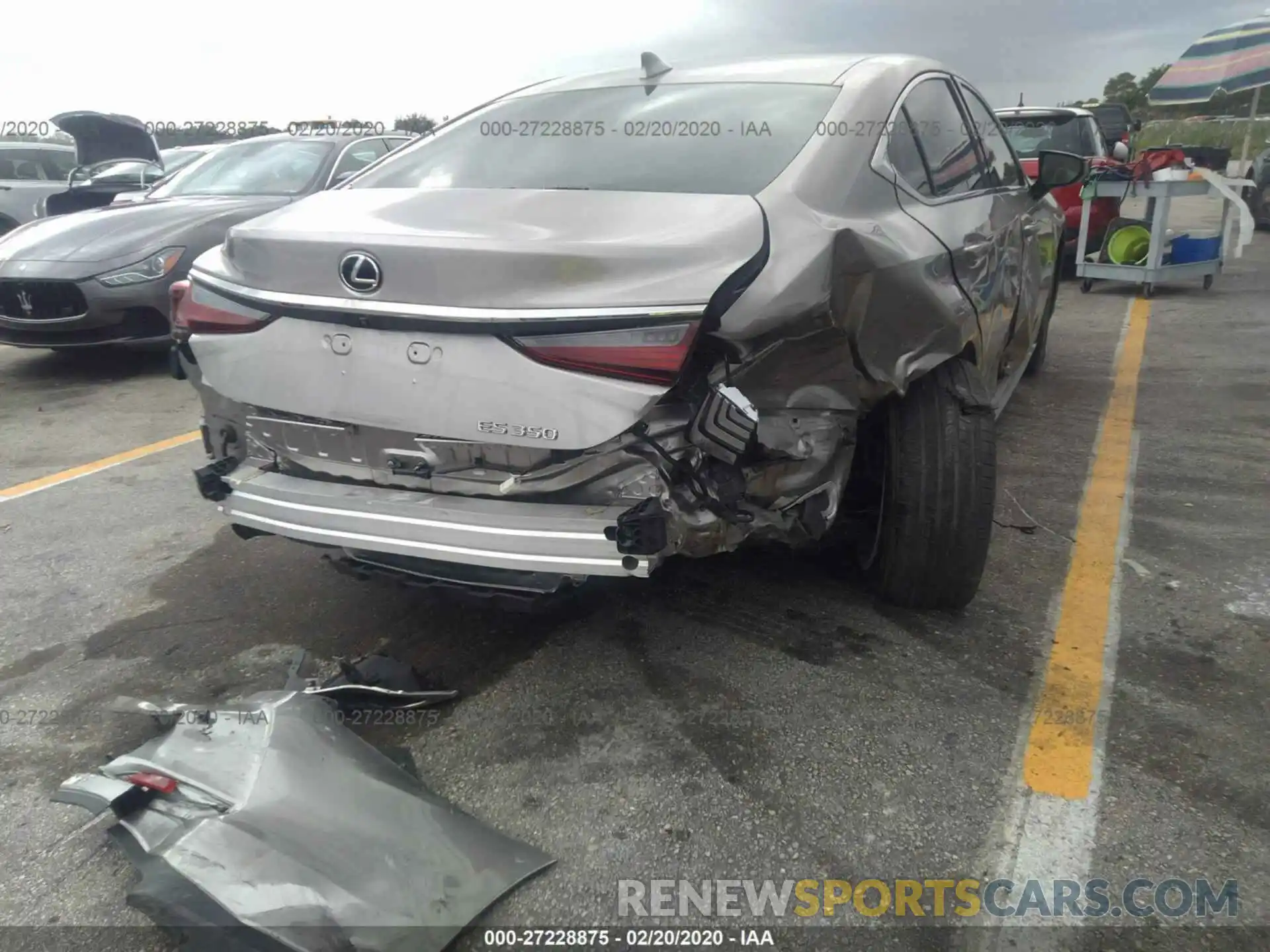 6 Photograph of a damaged car 58ABZ1B17KU010521 LEXUS ES 2019