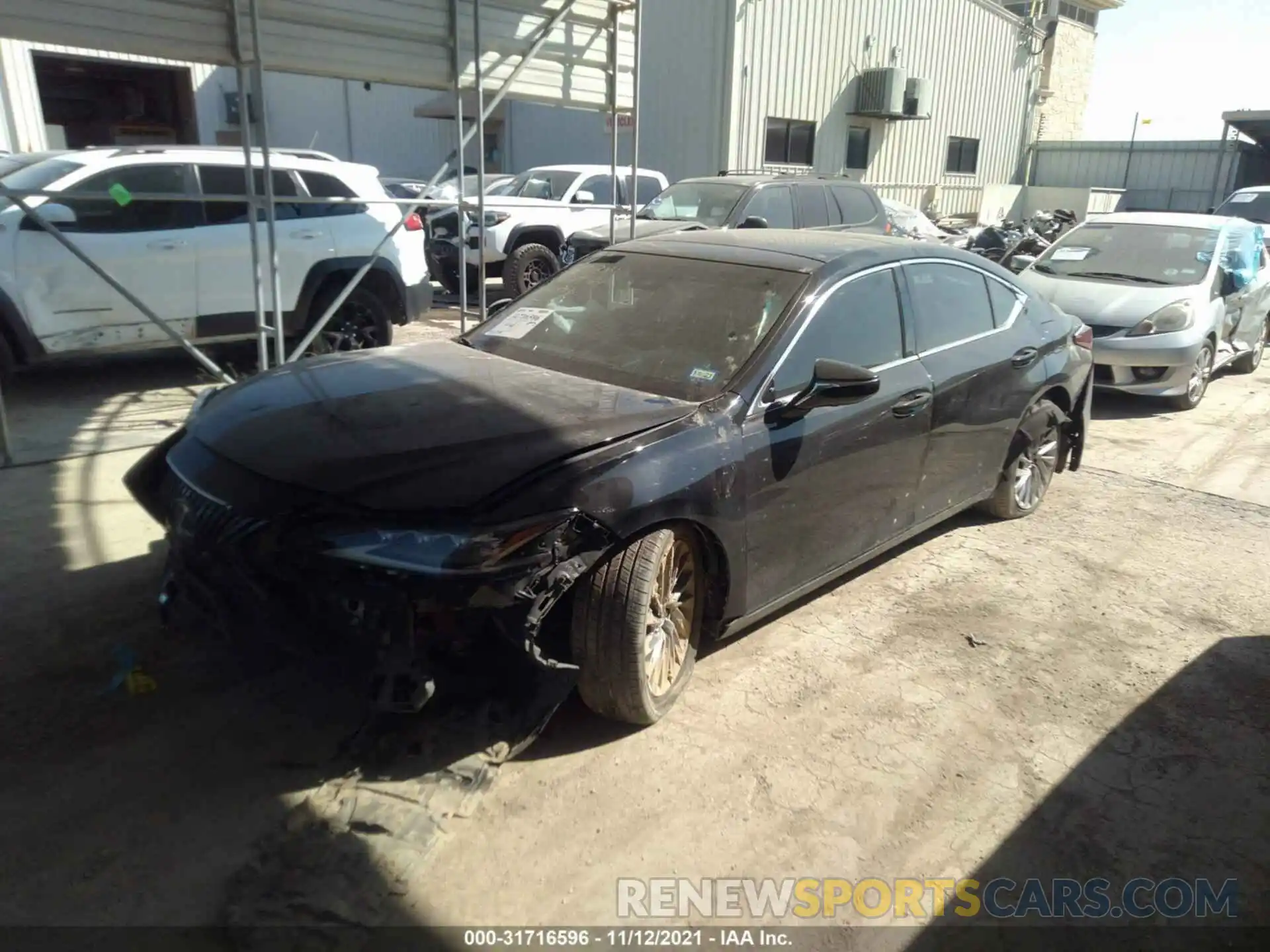 2 Photograph of a damaged car 58ABZ1B17KU012771 LEXUS ES 2019