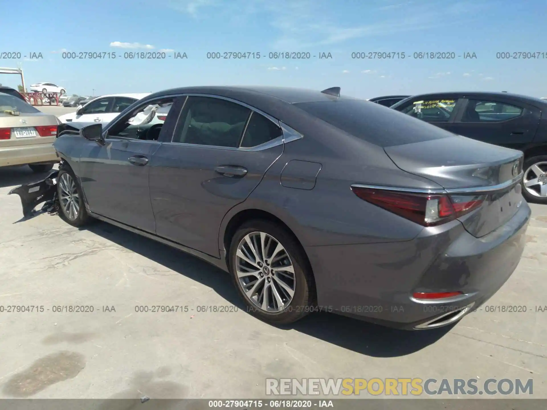 3 Photograph of a damaged car 58ABZ1B17KU017808 LEXUS ES 2019