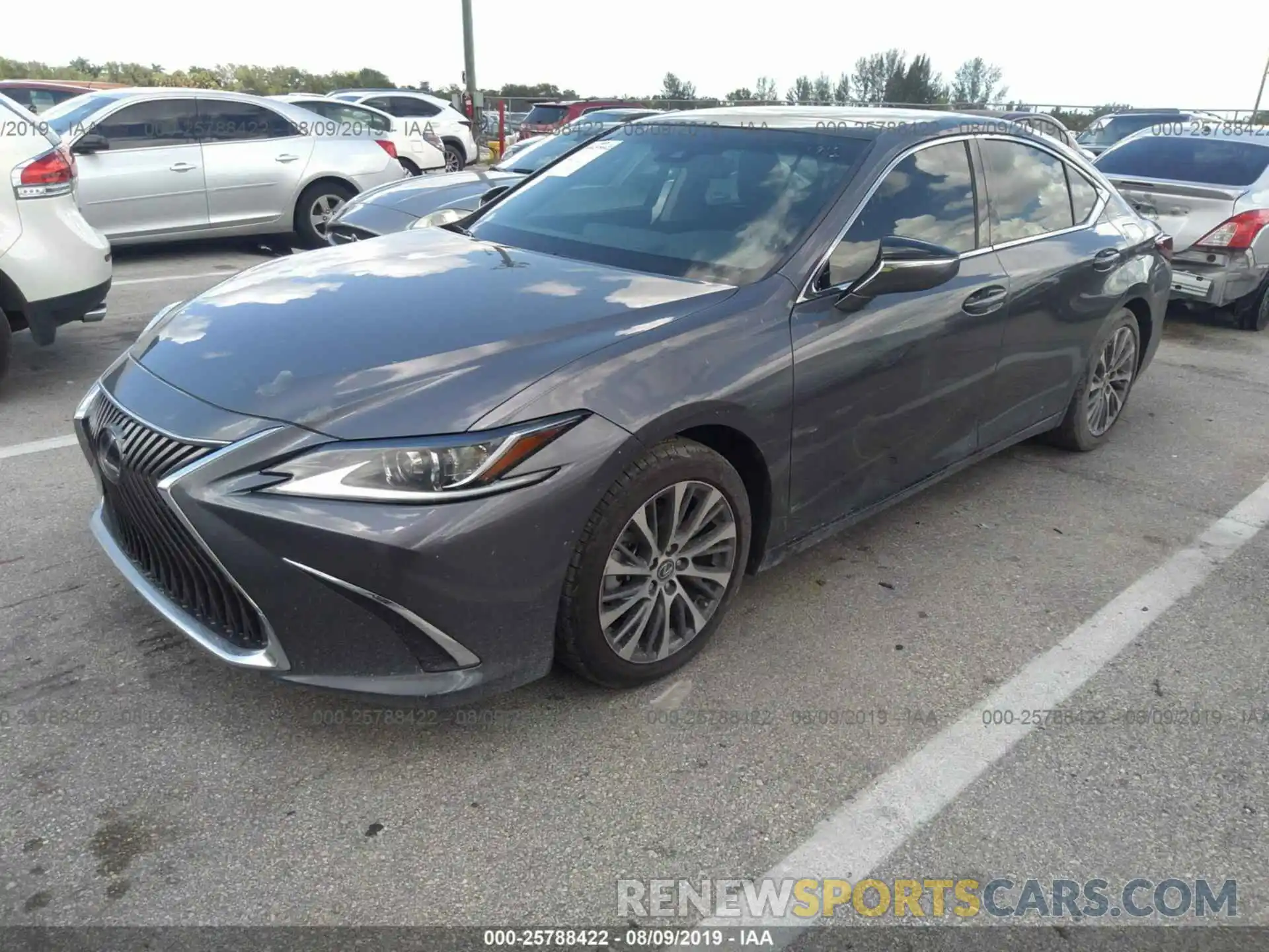 2 Photograph of a damaged car 58ABZ1B17KU024130 LEXUS ES 2019