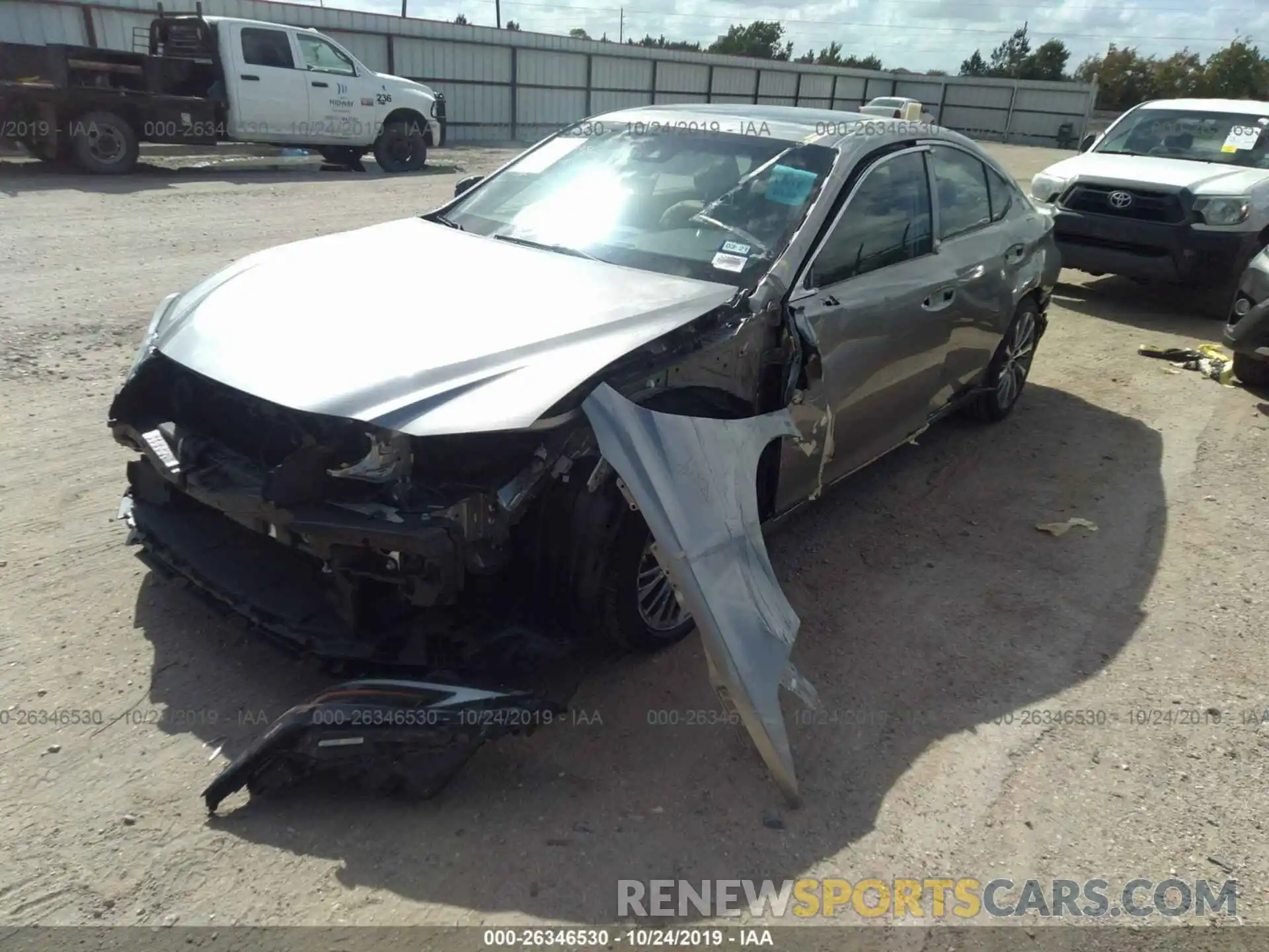 2 Photograph of a damaged car 58ABZ1B17KU026699 LEXUS ES 2019