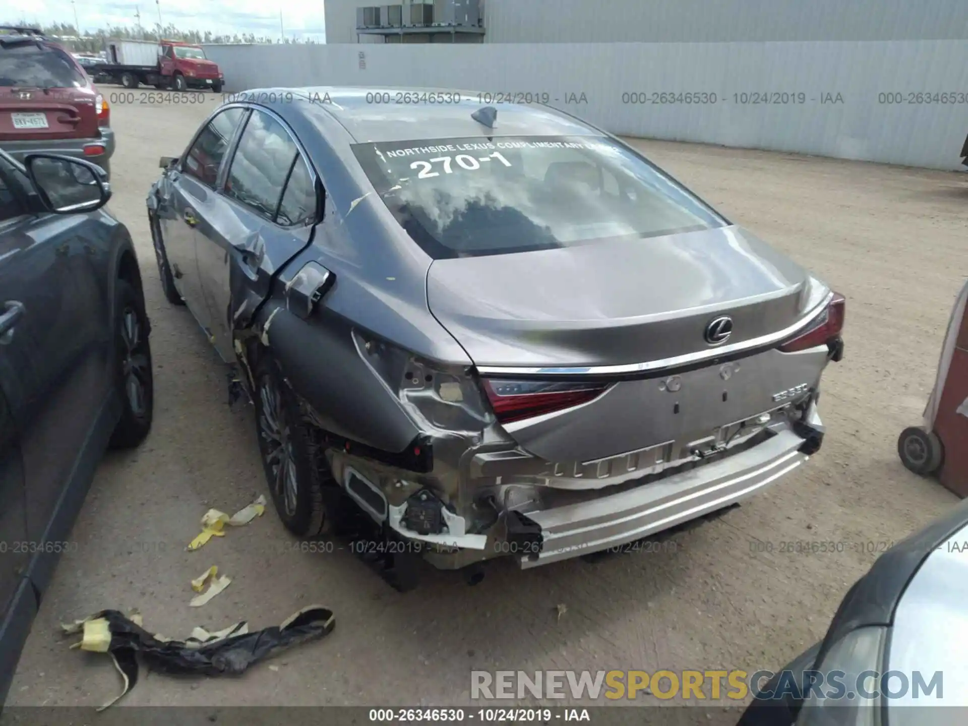 3 Photograph of a damaged car 58ABZ1B17KU026699 LEXUS ES 2019