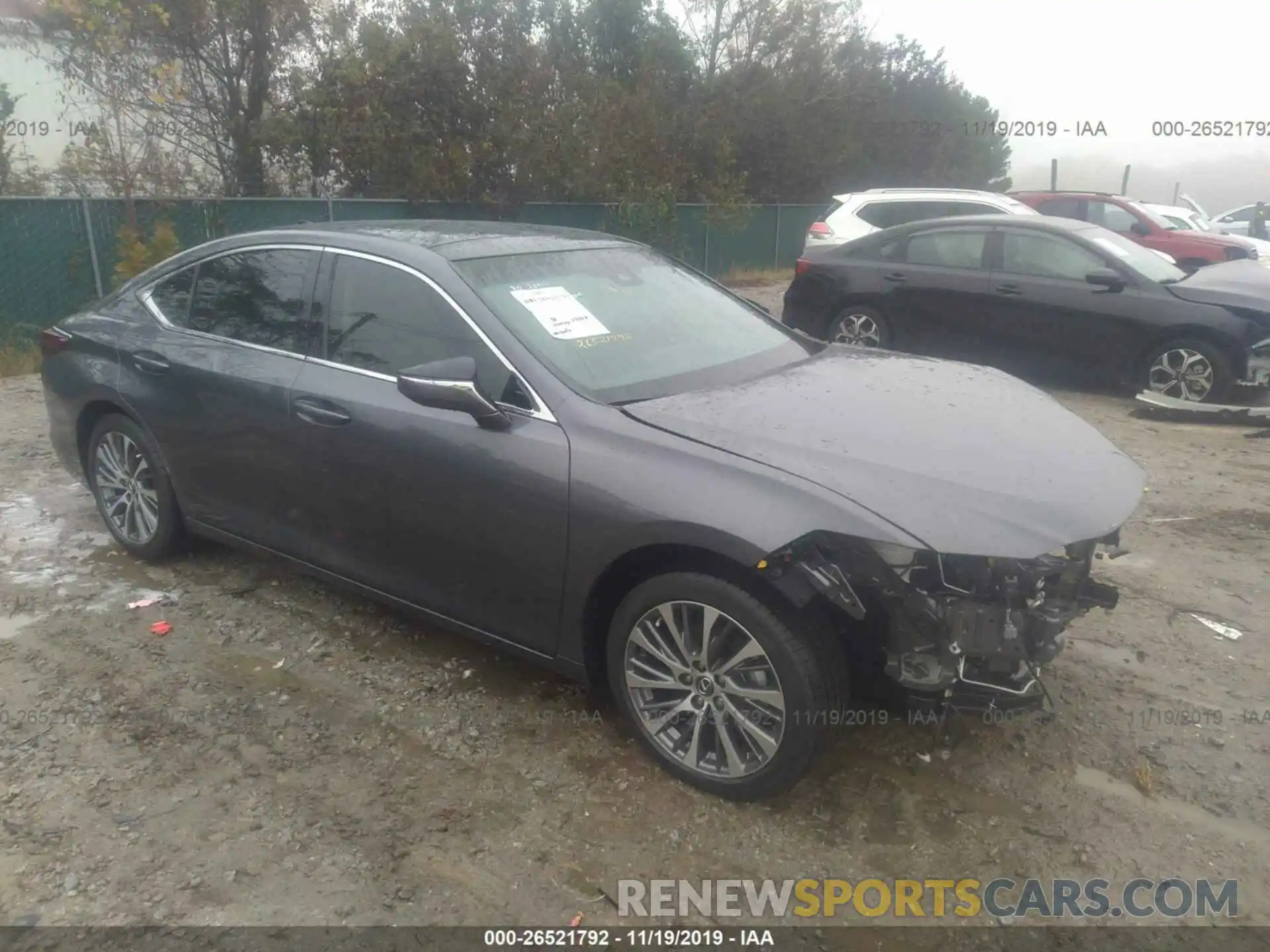 1 Photograph of a damaged car 58ABZ1B17KU034768 LEXUS ES 2019