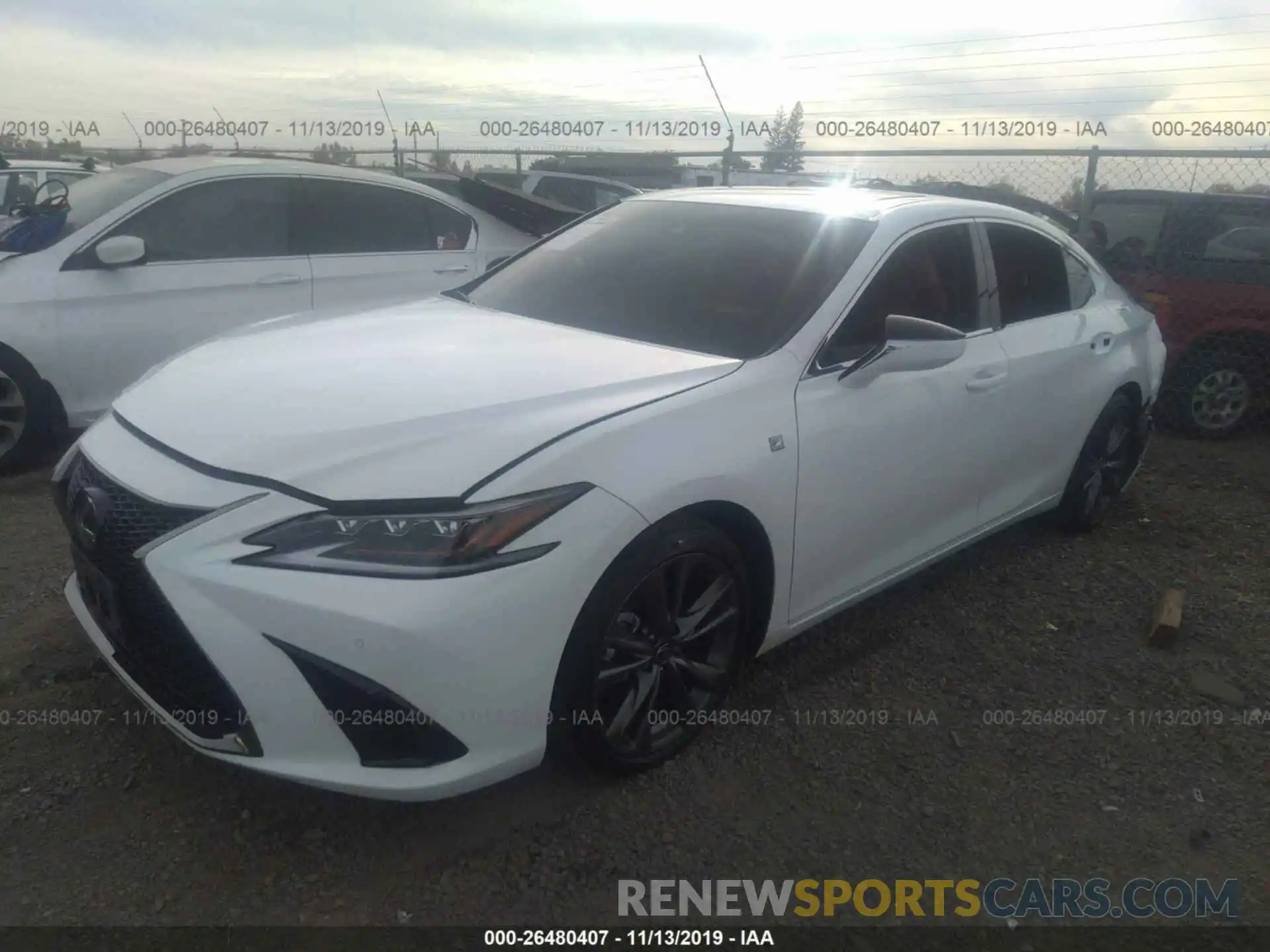 2 Photograph of a damaged car 58ABZ1B17KU036536 LEXUS ES 2019