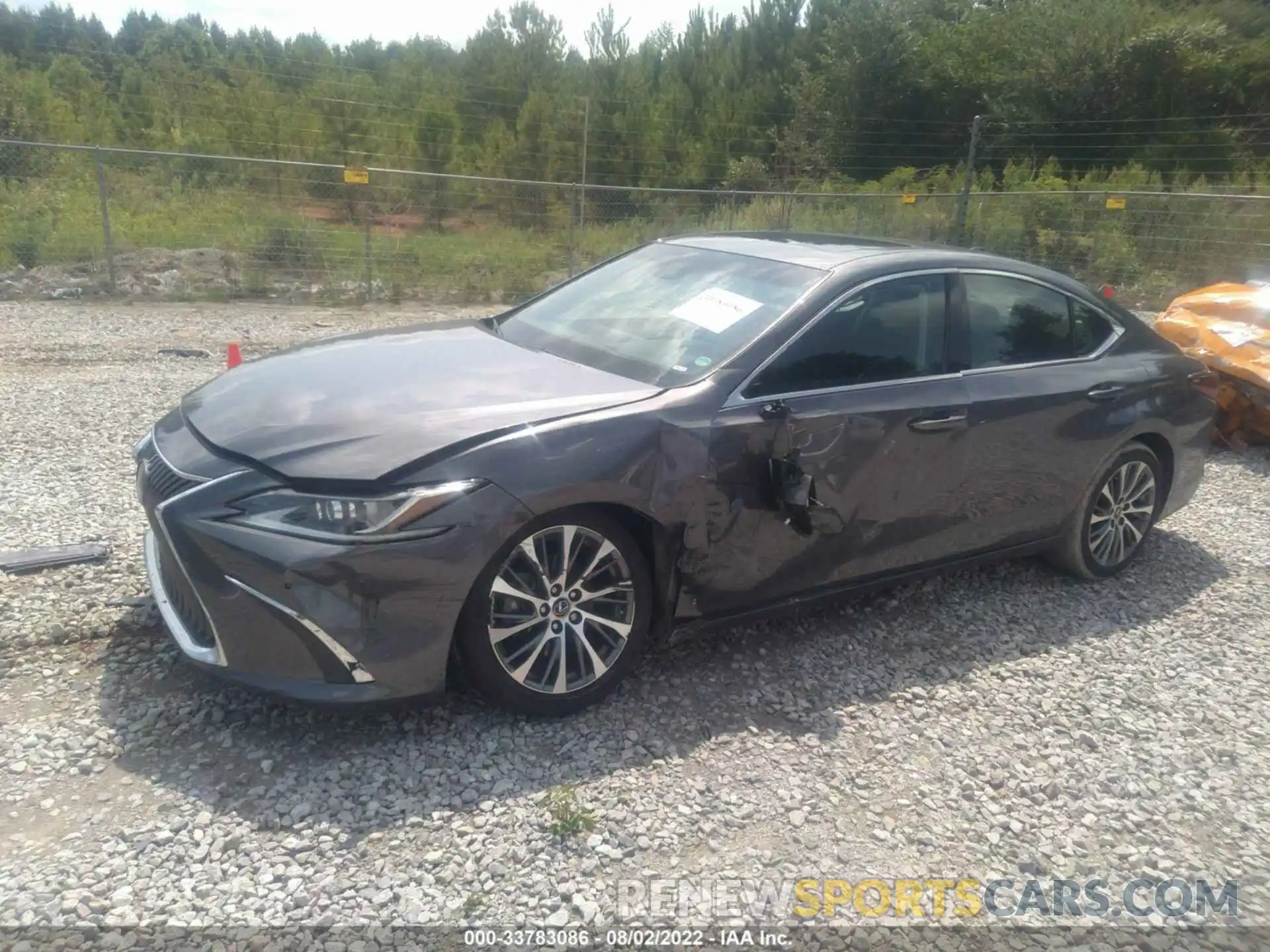 2 Photograph of a damaged car 58ABZ1B17KU046550 LEXUS ES 2019