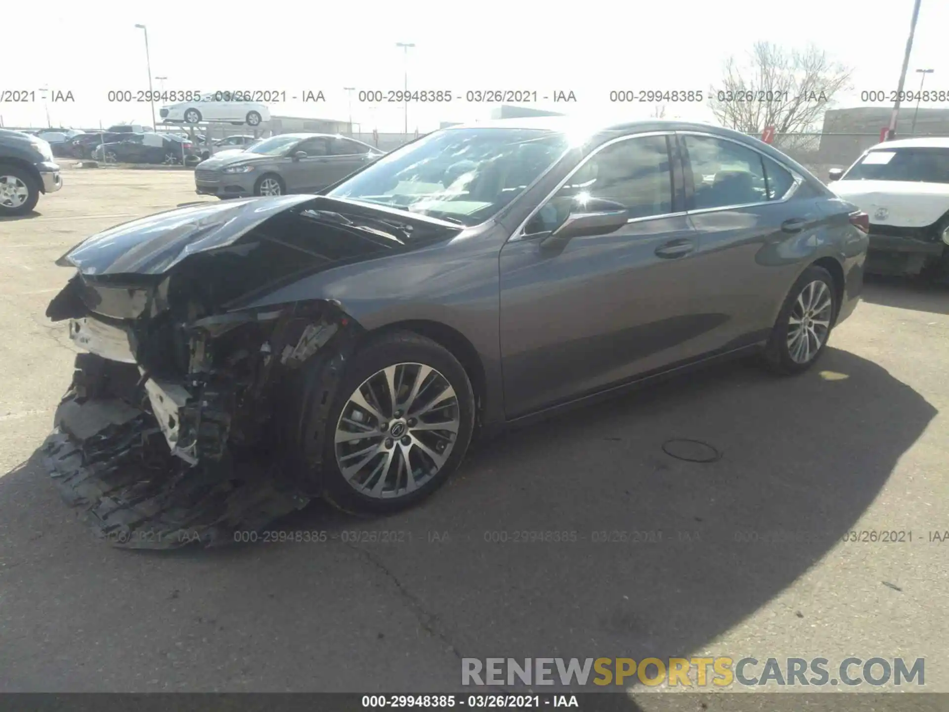 2 Photograph of a damaged car 58ABZ1B18KU005845 LEXUS ES 2019