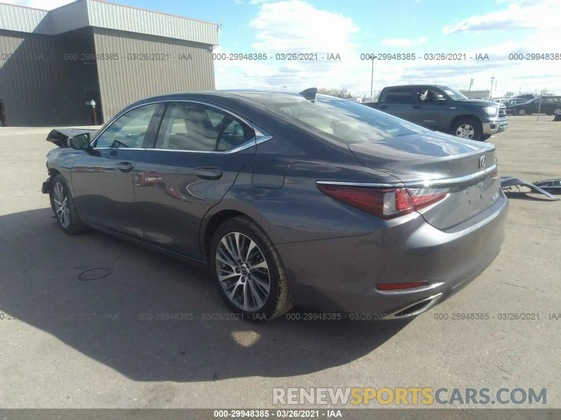 3 Photograph of a damaged car 58ABZ1B18KU005845 LEXUS ES 2019