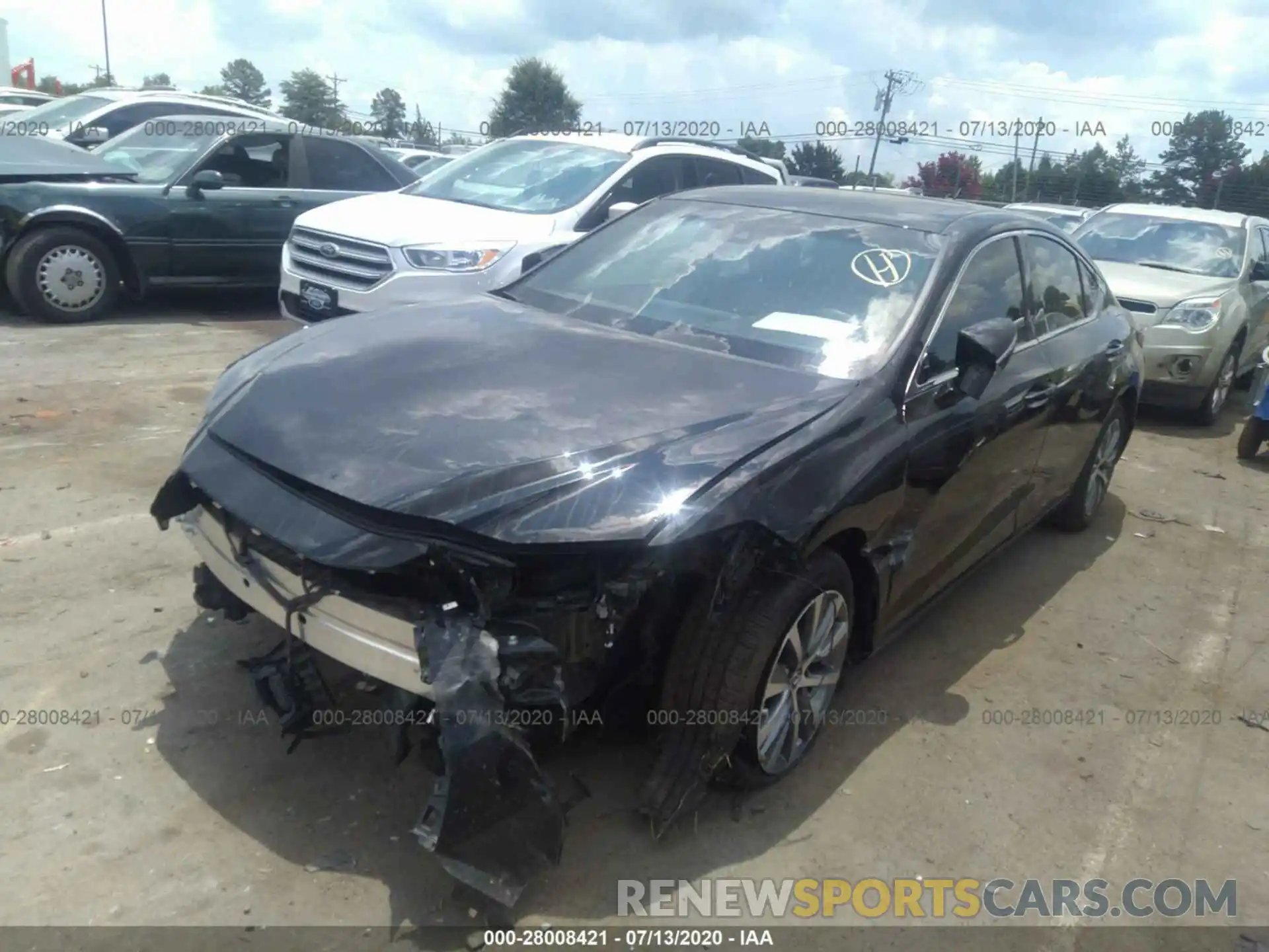 2 Photograph of a damaged car 58ABZ1B18KU013685 LEXUS ES 2019