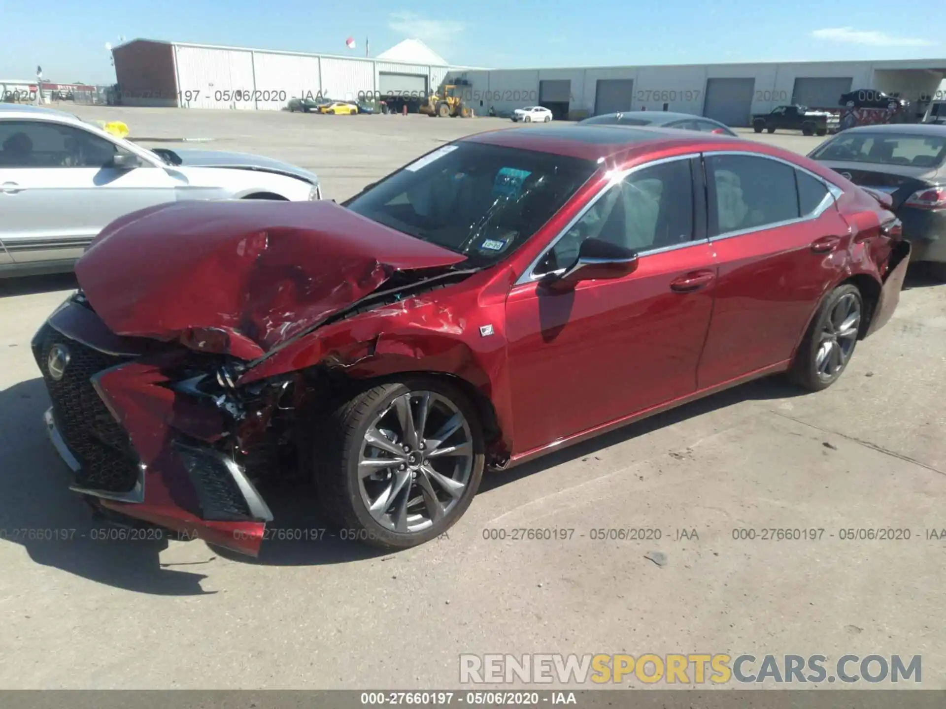 2 Photograph of a damaged car 58ABZ1B18KU014643 LEXUS ES 2019