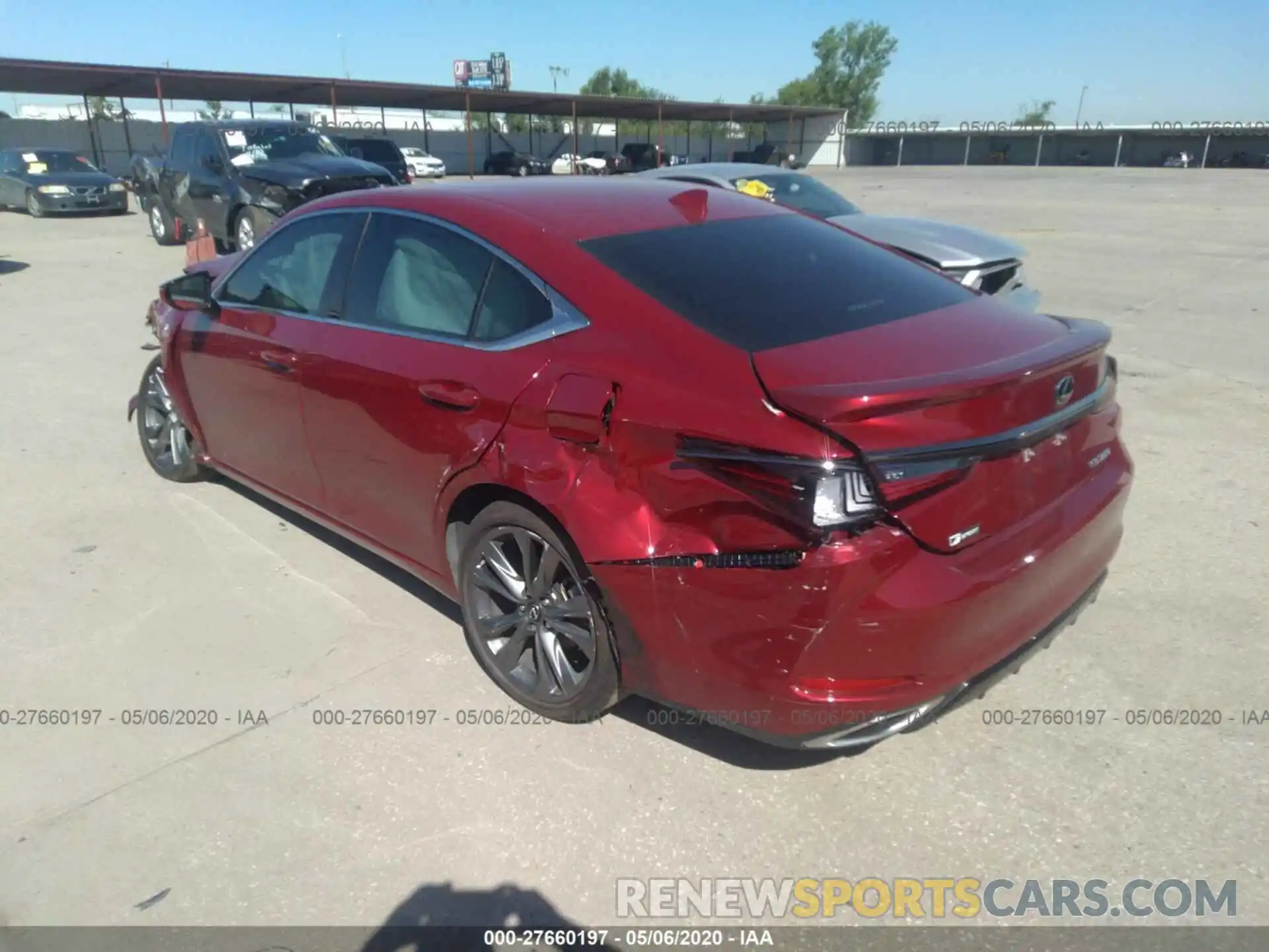 3 Photograph of a damaged car 58ABZ1B18KU014643 LEXUS ES 2019