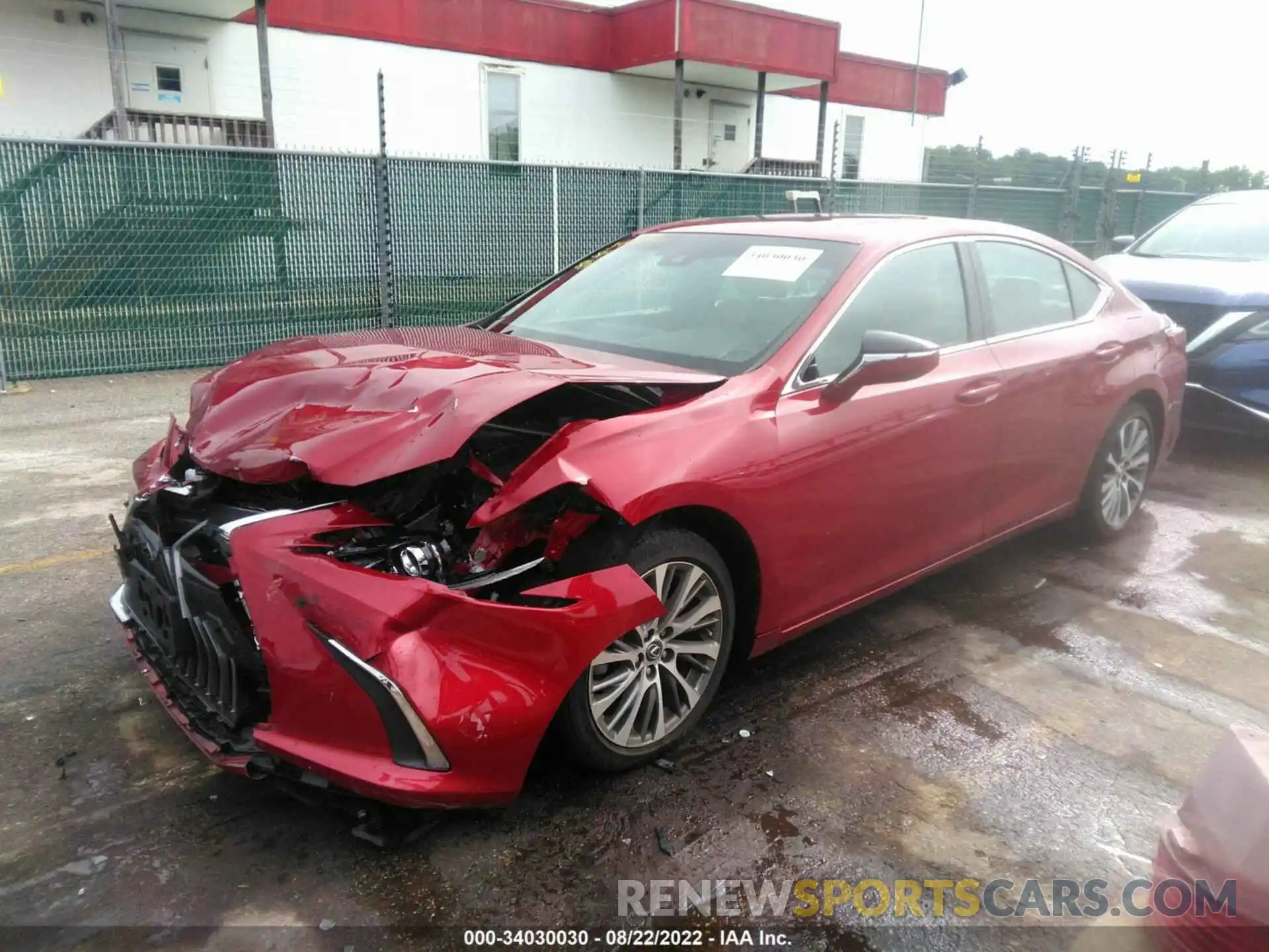 2 Photograph of a damaged car 58ABZ1B18KU026405 LEXUS ES 2019