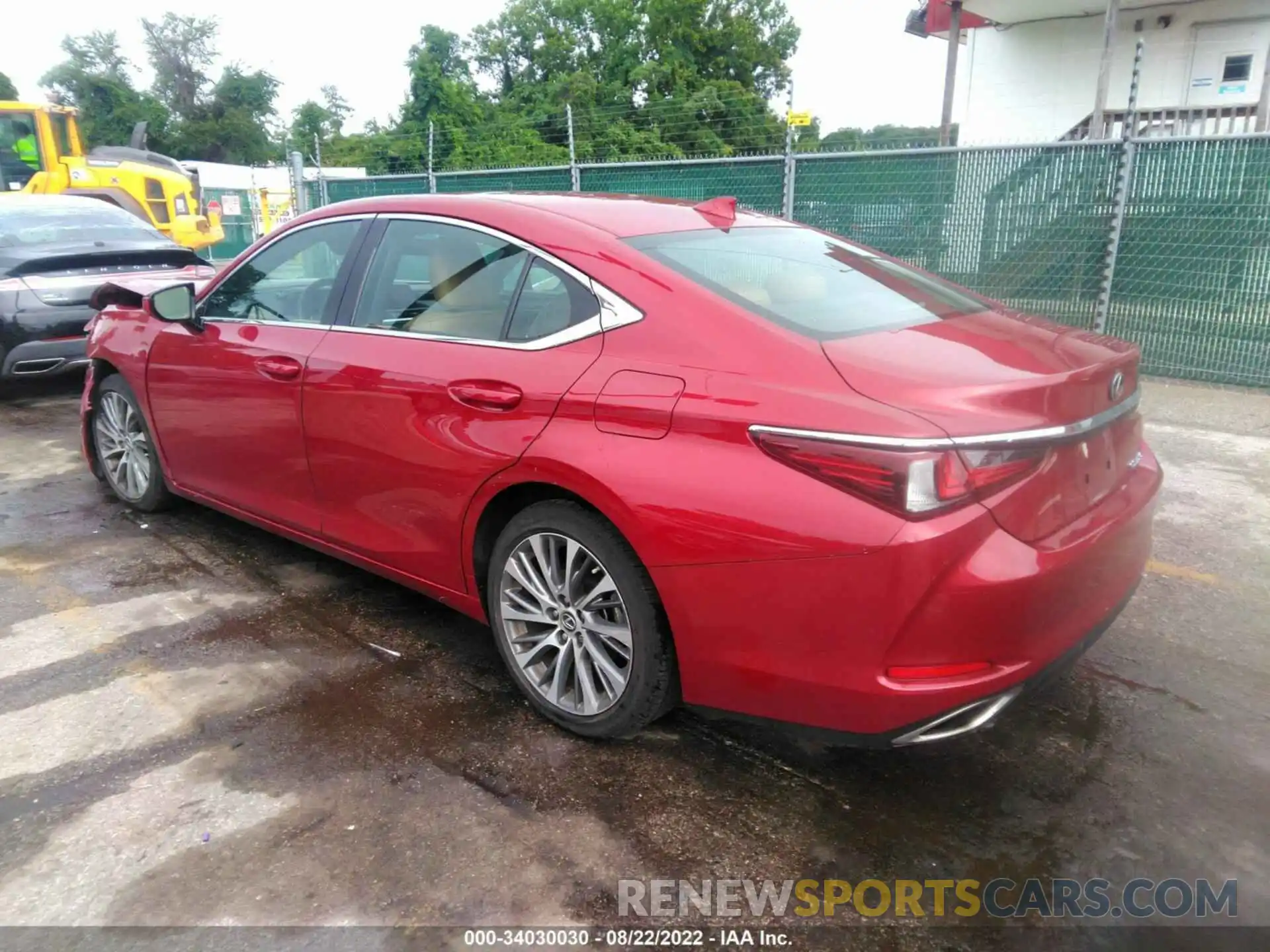 3 Photograph of a damaged car 58ABZ1B18KU026405 LEXUS ES 2019