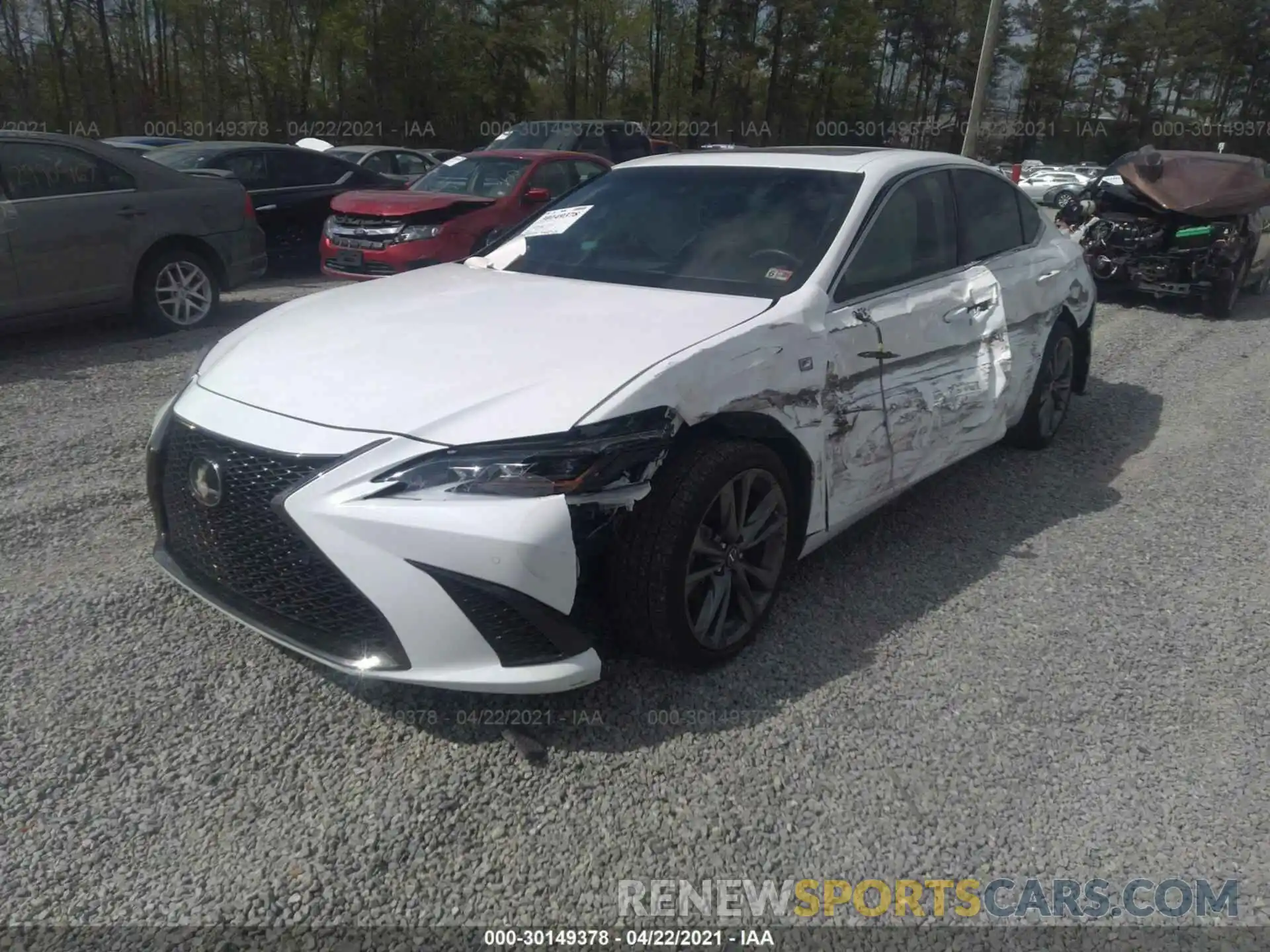 2 Photograph of a damaged car 58ABZ1B18KU028803 LEXUS ES 2019