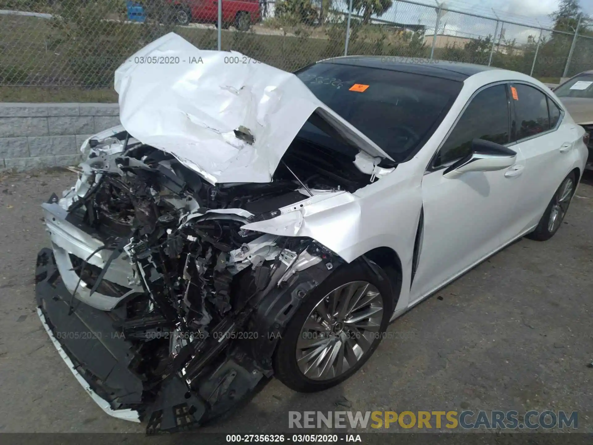 2 Photograph of a damaged car 58ABZ1B18KU030888 LEXUS ES 2019