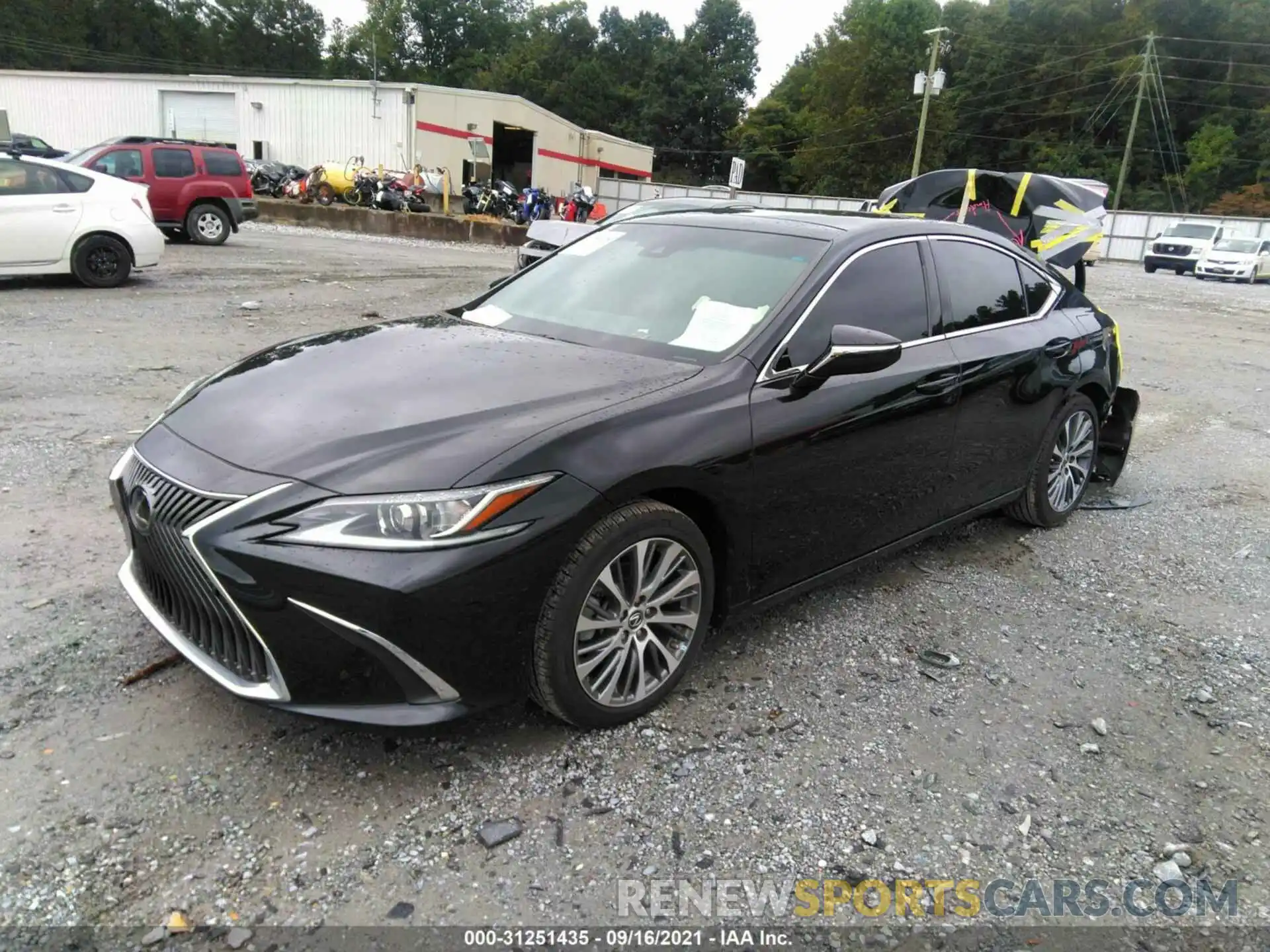 2 Photograph of a damaged car 58ABZ1B18KU042099 LEXUS ES 2019