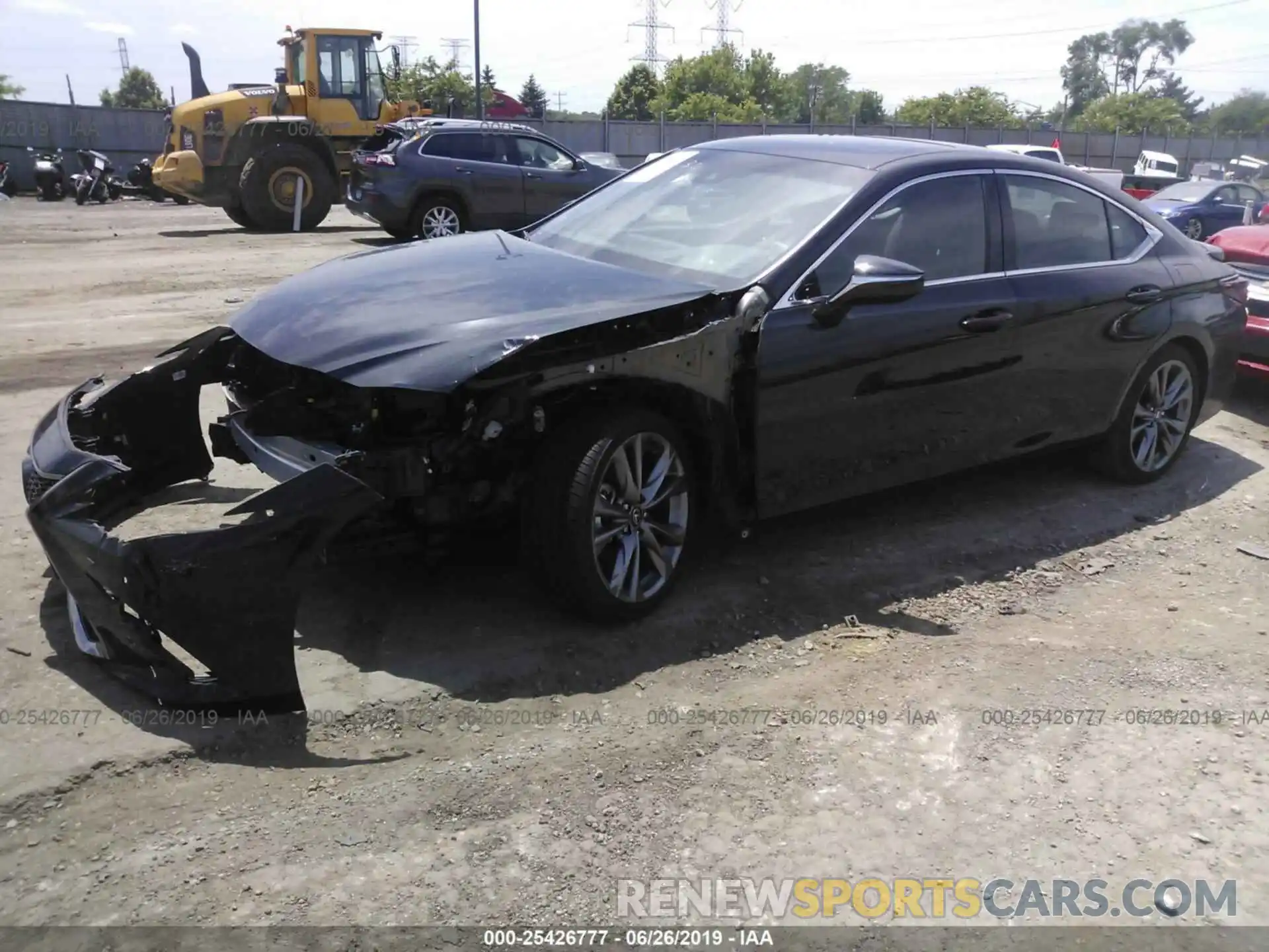 2 Photograph of a damaged car 58ABZ1B19KU003229 LEXUS ES 2019