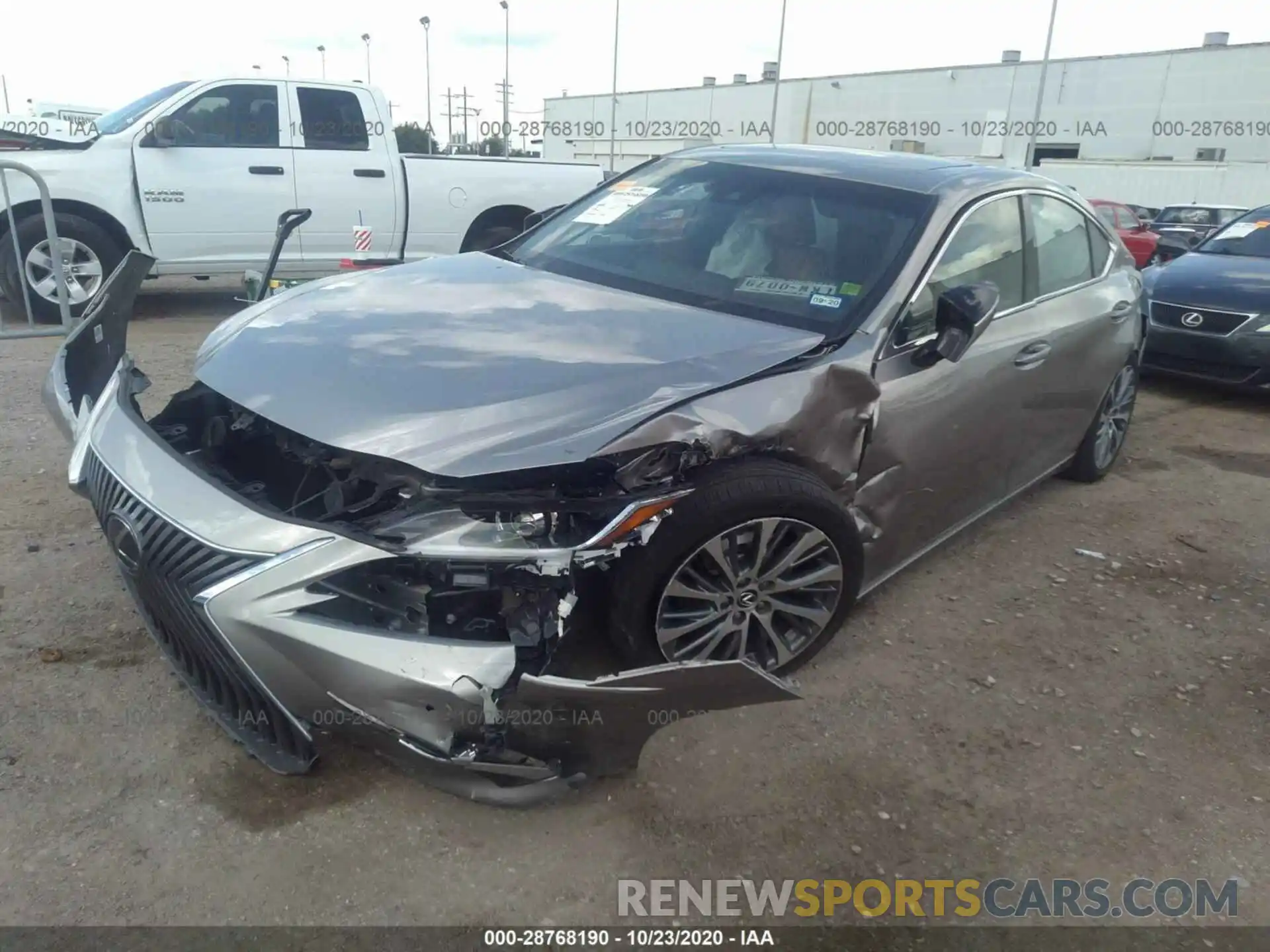 2 Photograph of a damaged car 58ABZ1B19KU005630 LEXUS ES 2019