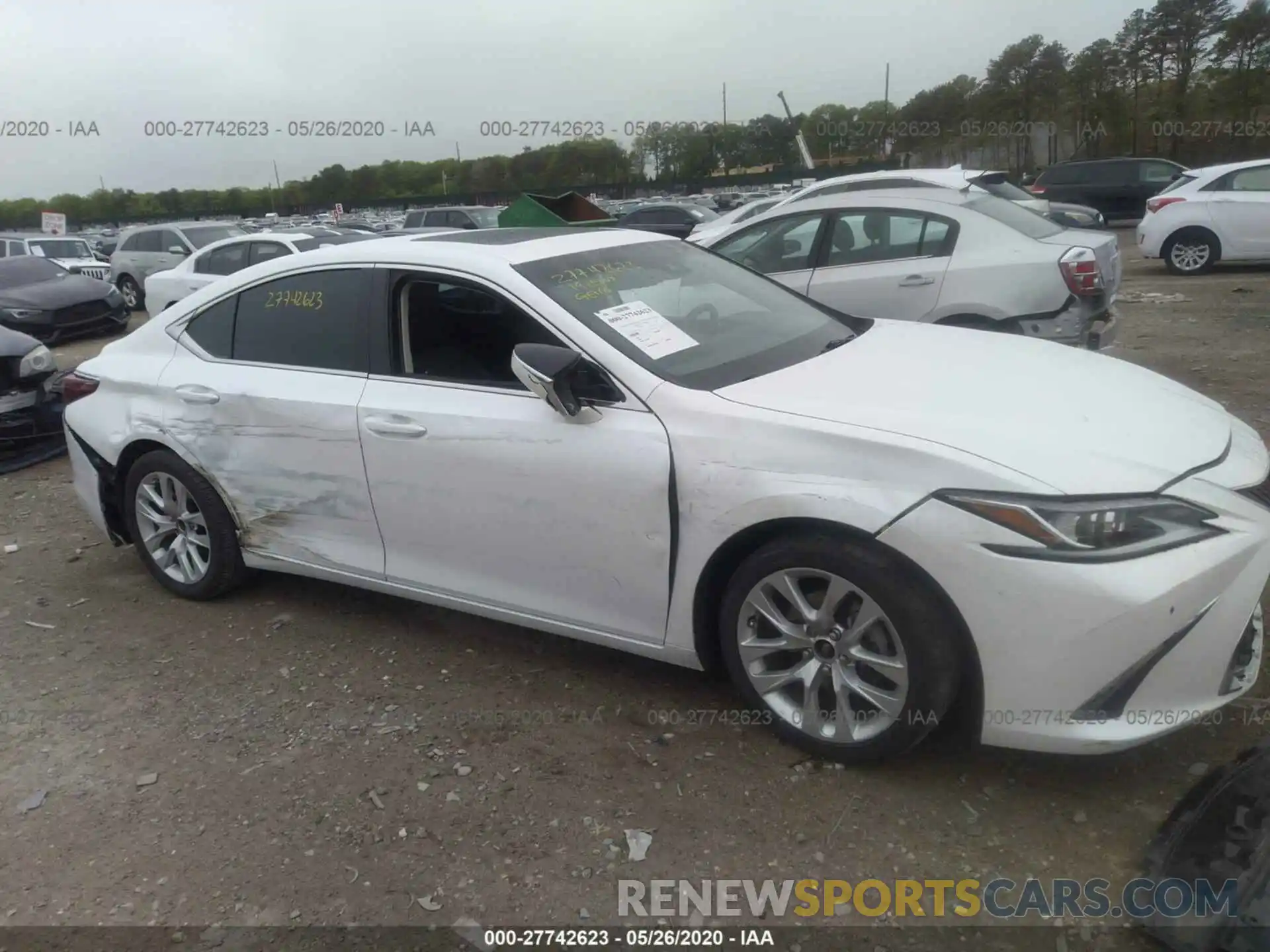 6 Photograph of a damaged car 58ABZ1B19KU014568 LEXUS ES 2019