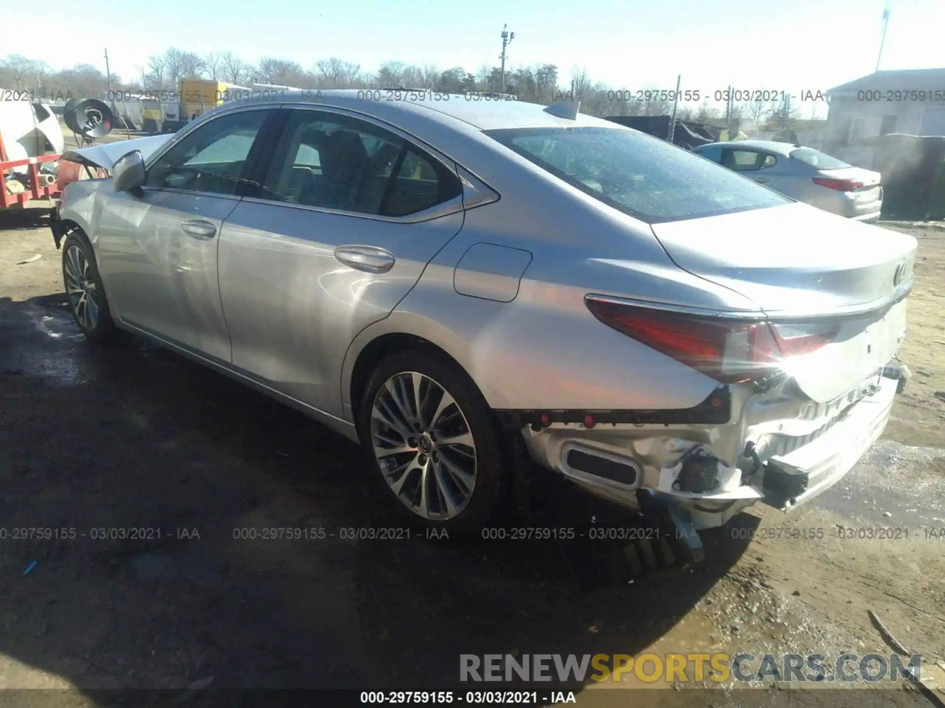 3 Photograph of a damaged car 58ABZ1B19KU020452 LEXUS ES 2019