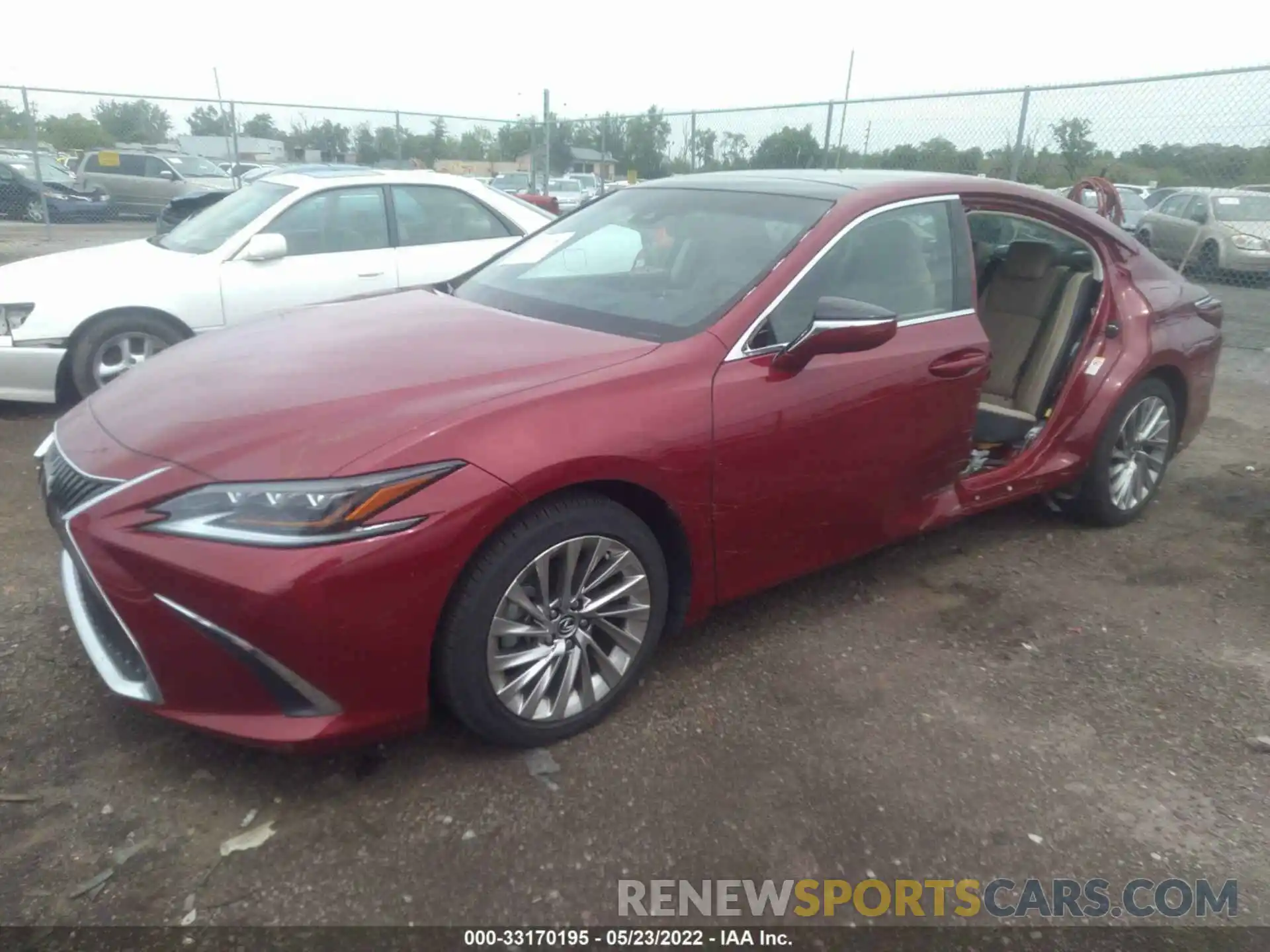 2 Photograph of a damaged car 58ABZ1B19KU023934 LEXUS ES 2019