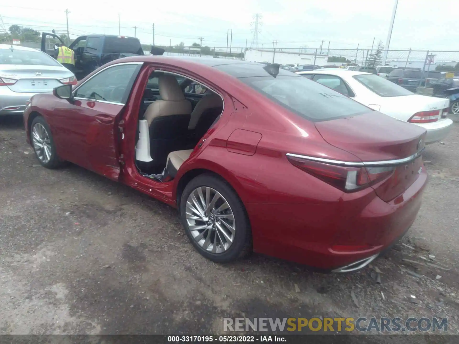 3 Photograph of a damaged car 58ABZ1B19KU023934 LEXUS ES 2019