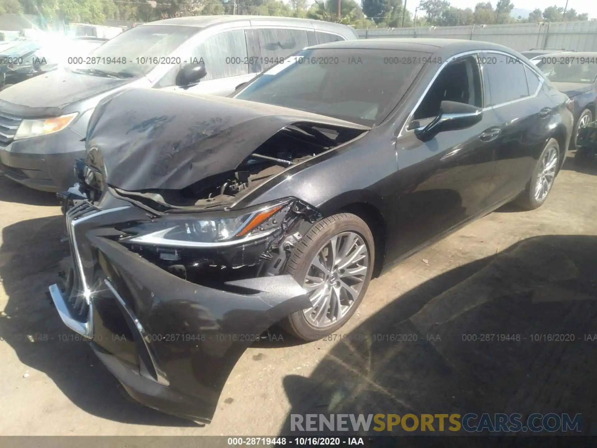 2 Photograph of a damaged car 58ABZ1B19KU029782 LEXUS ES 2019