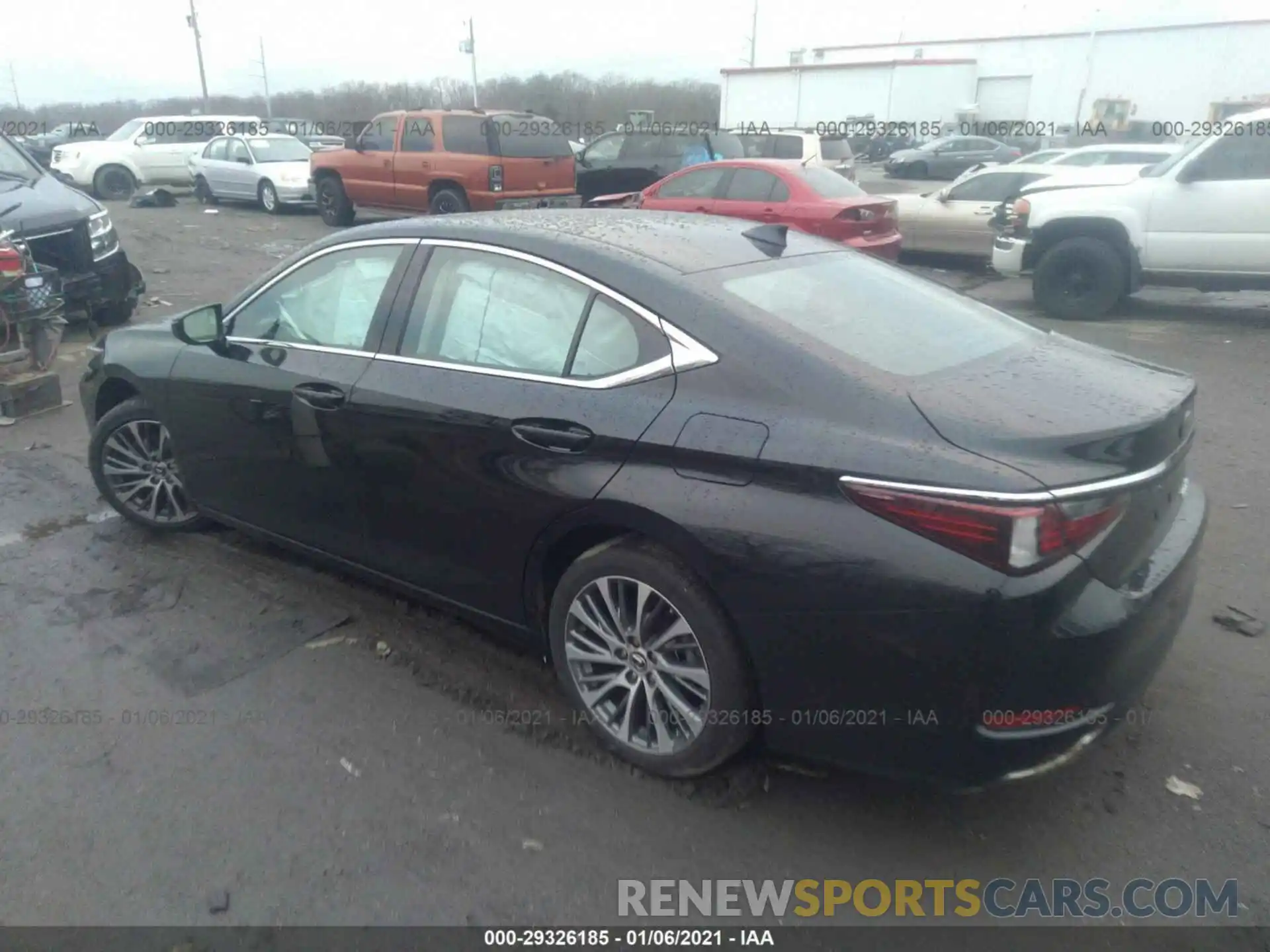 3 Photograph of a damaged car 58ABZ1B19KU034058 LEXUS ES 2019