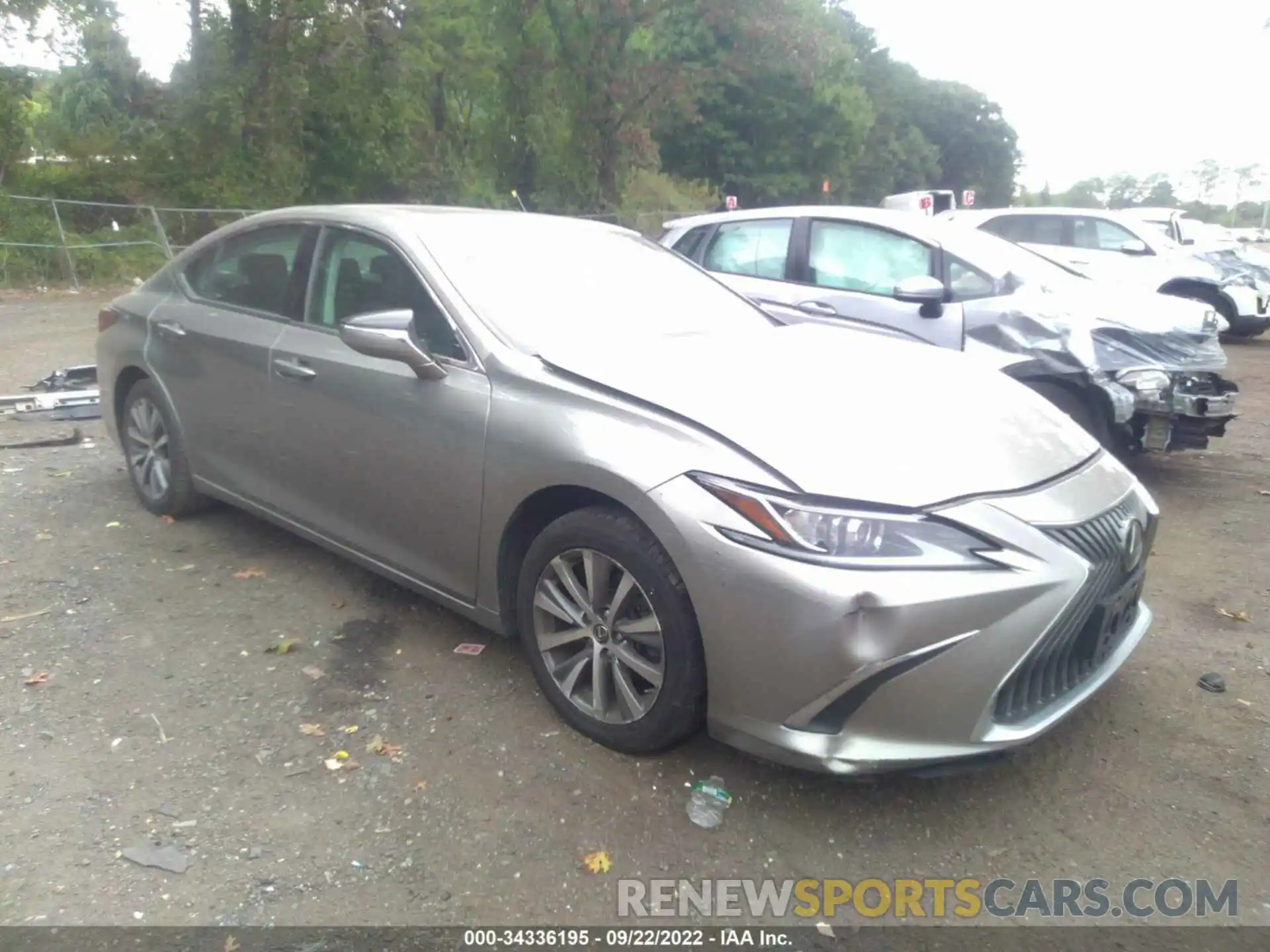 1 Photograph of a damaged car 58ABZ1B19KU042046 LEXUS ES 2019