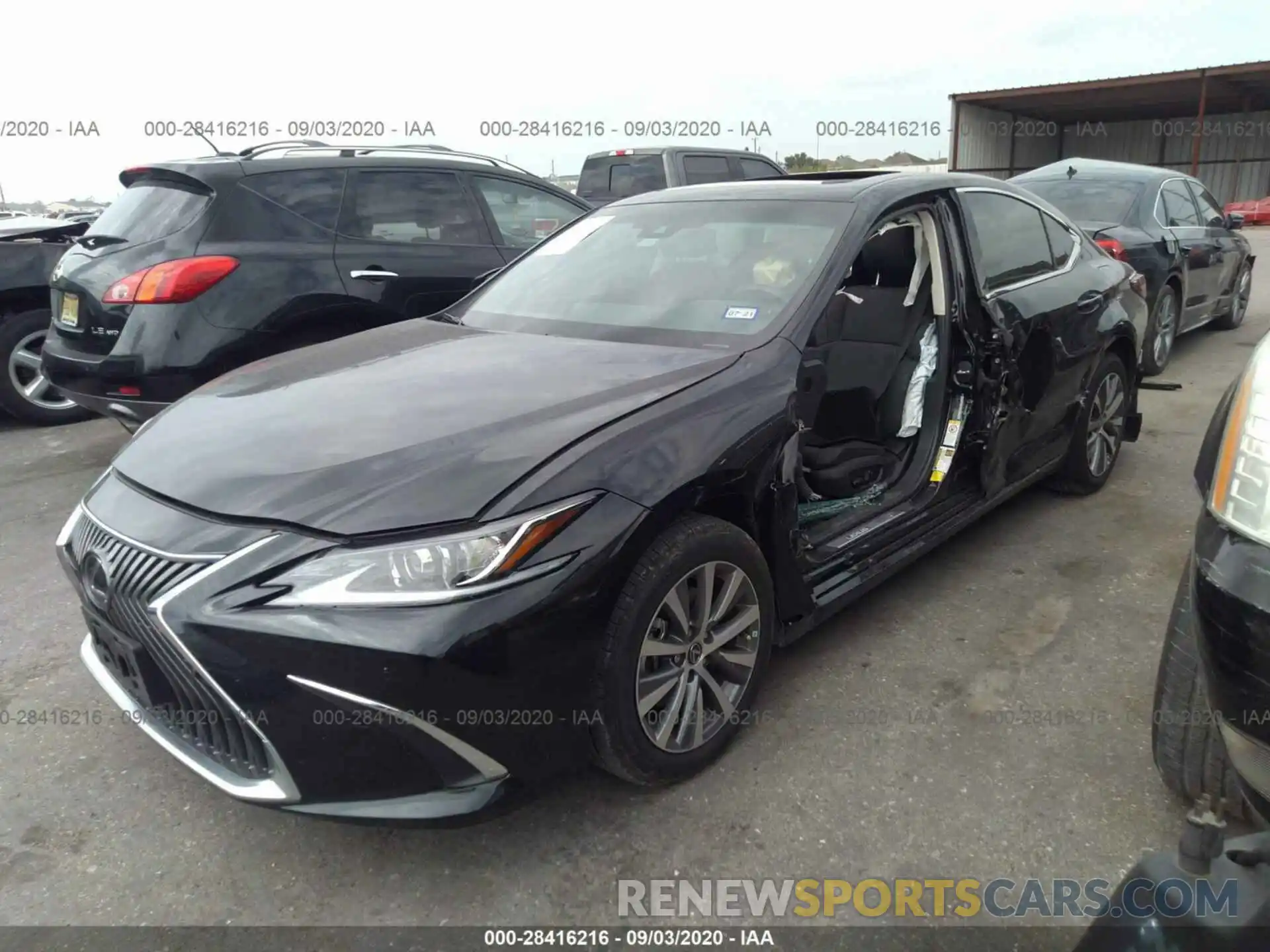 2 Photograph of a damaged car 58ABZ1B19KU043374 LEXUS ES 2019