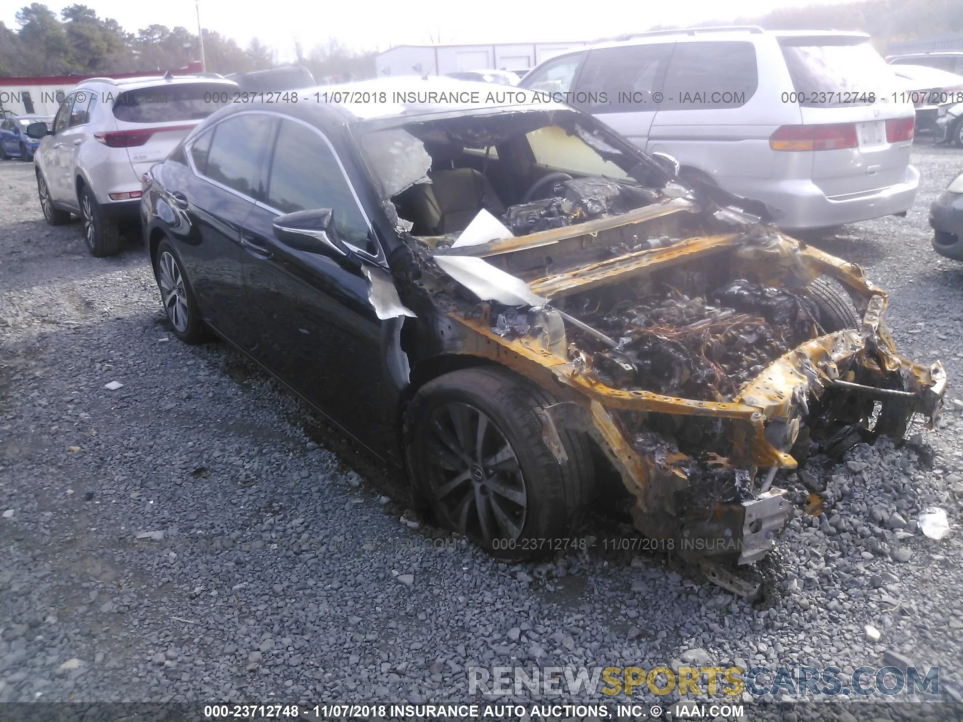 1 Photograph of a damaged car 58ABZ1B1XKU002591 LEXUS ES 2019