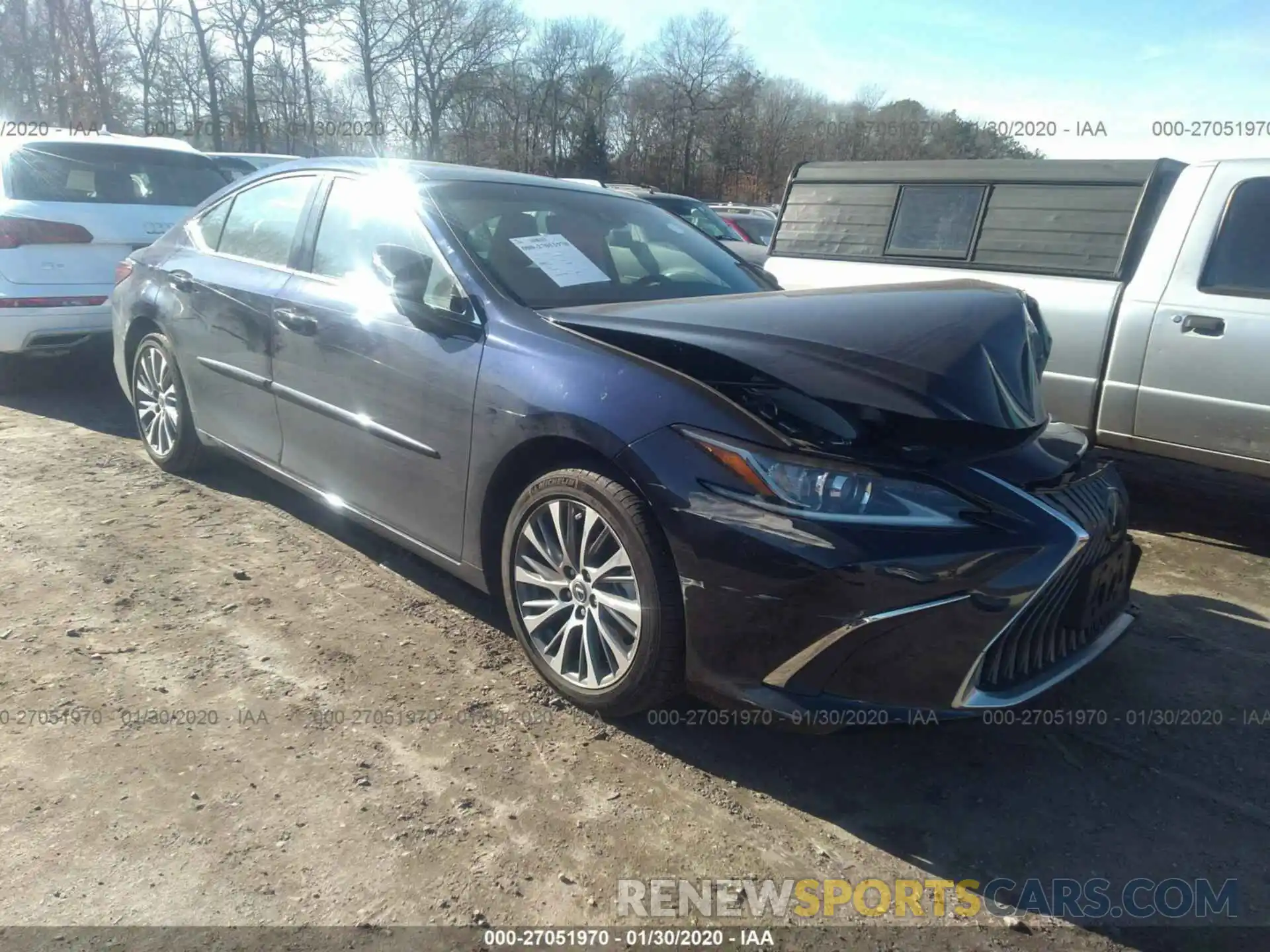 1 Photograph of a damaged car 58ABZ1B1XKU008651 LEXUS ES 2019