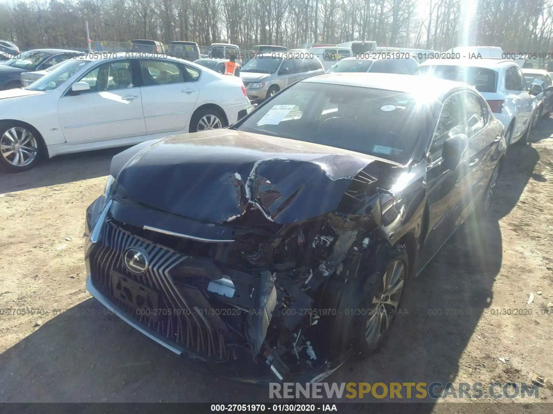 6 Photograph of a damaged car 58ABZ1B1XKU008651 LEXUS ES 2019