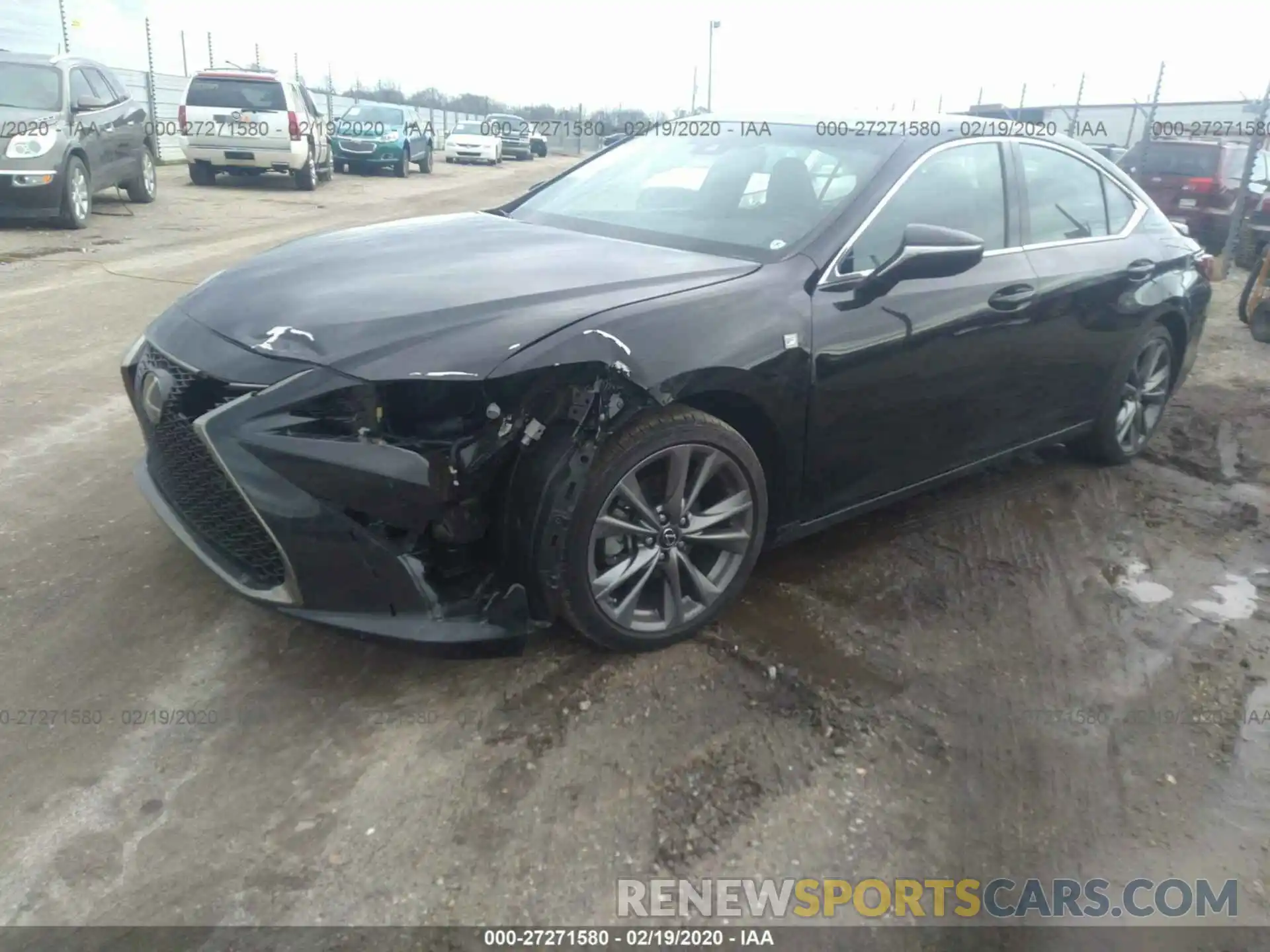 2 Photograph of a damaged car 58ABZ1B1XKU009668 LEXUS ES 2019