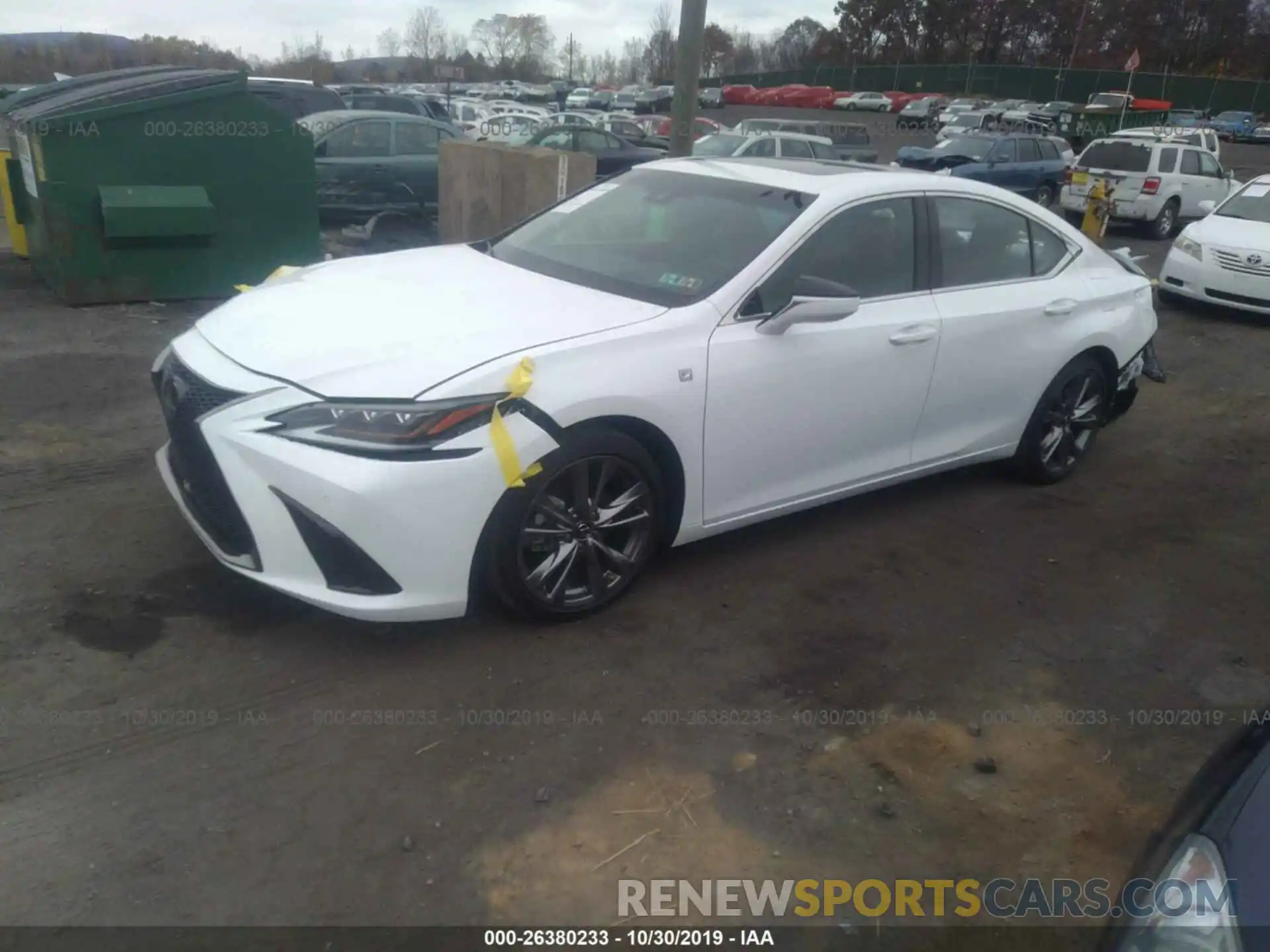 2 Photograph of a damaged car 58ABZ1B1XKU011484 LEXUS ES 2019