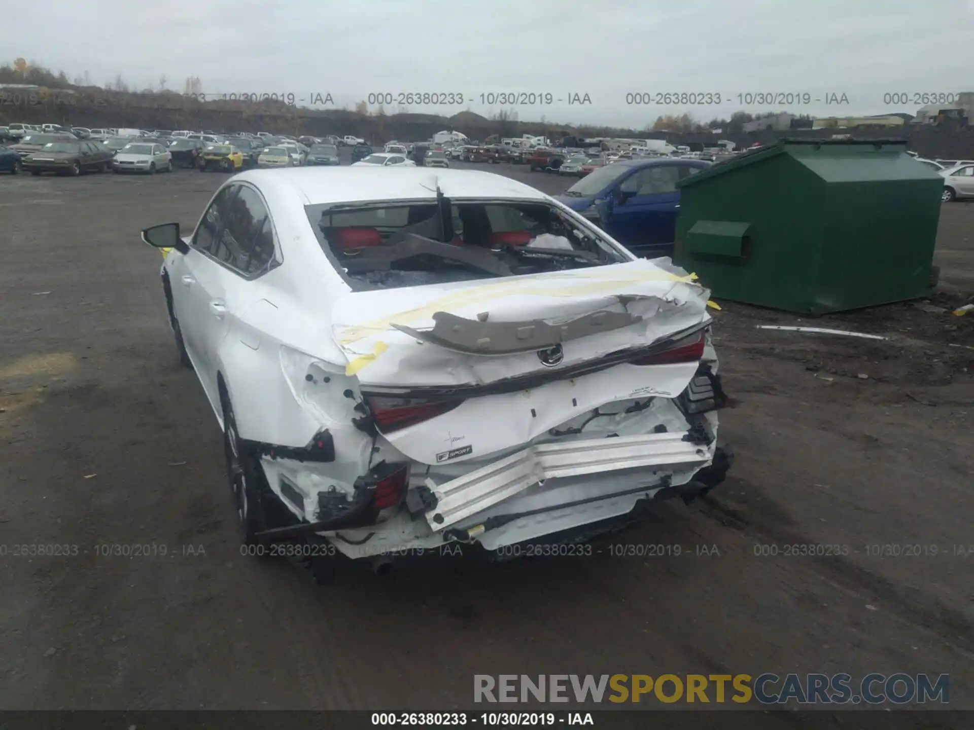 6 Photograph of a damaged car 58ABZ1B1XKU011484 LEXUS ES 2019