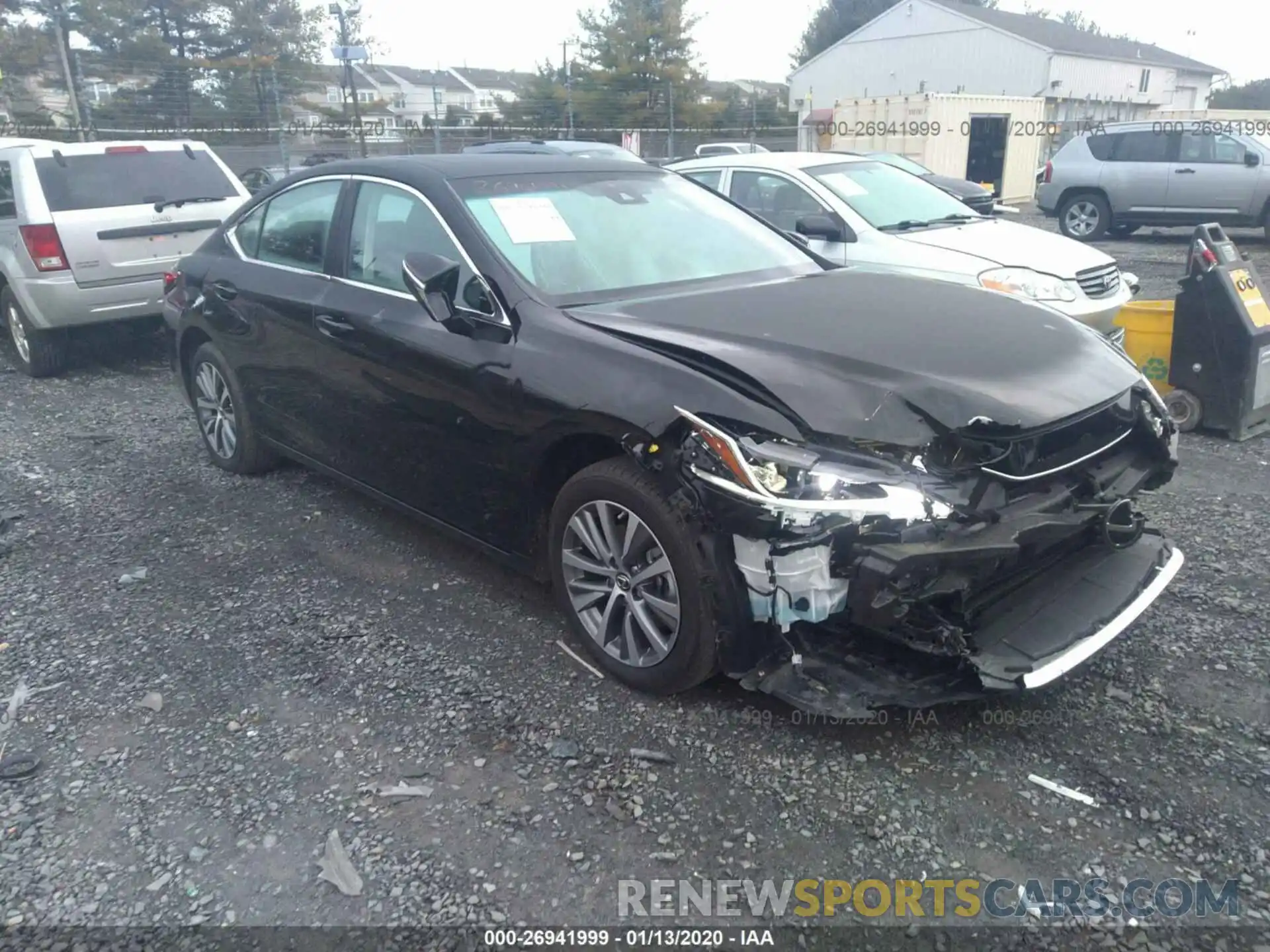 1 Photograph of a damaged car 58ABZ1B1XKU016975 LEXUS ES 2019