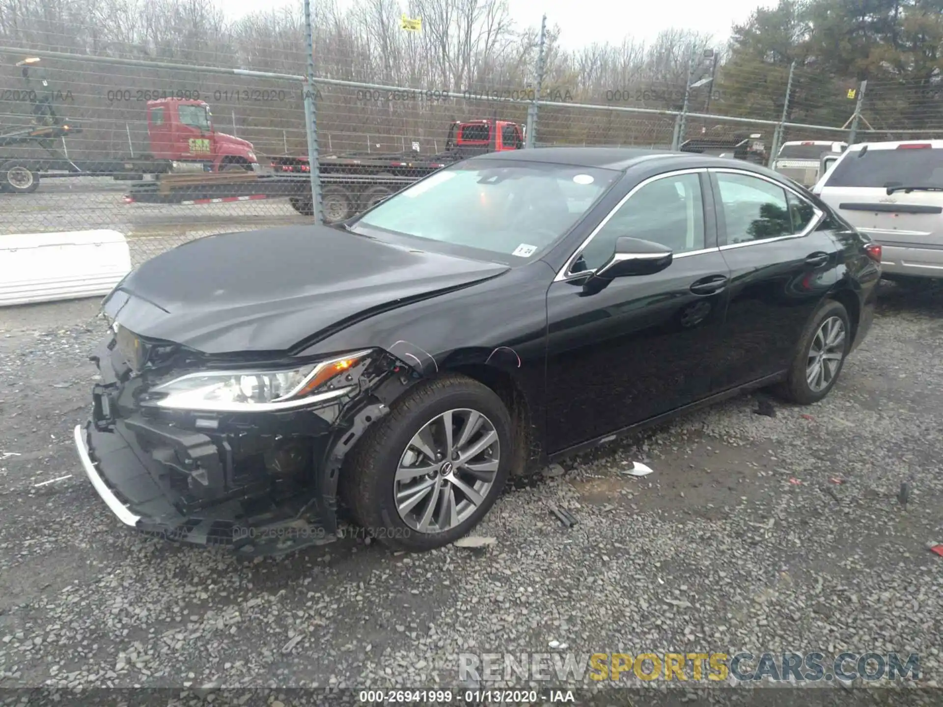 2 Photograph of a damaged car 58ABZ1B1XKU016975 LEXUS ES 2019