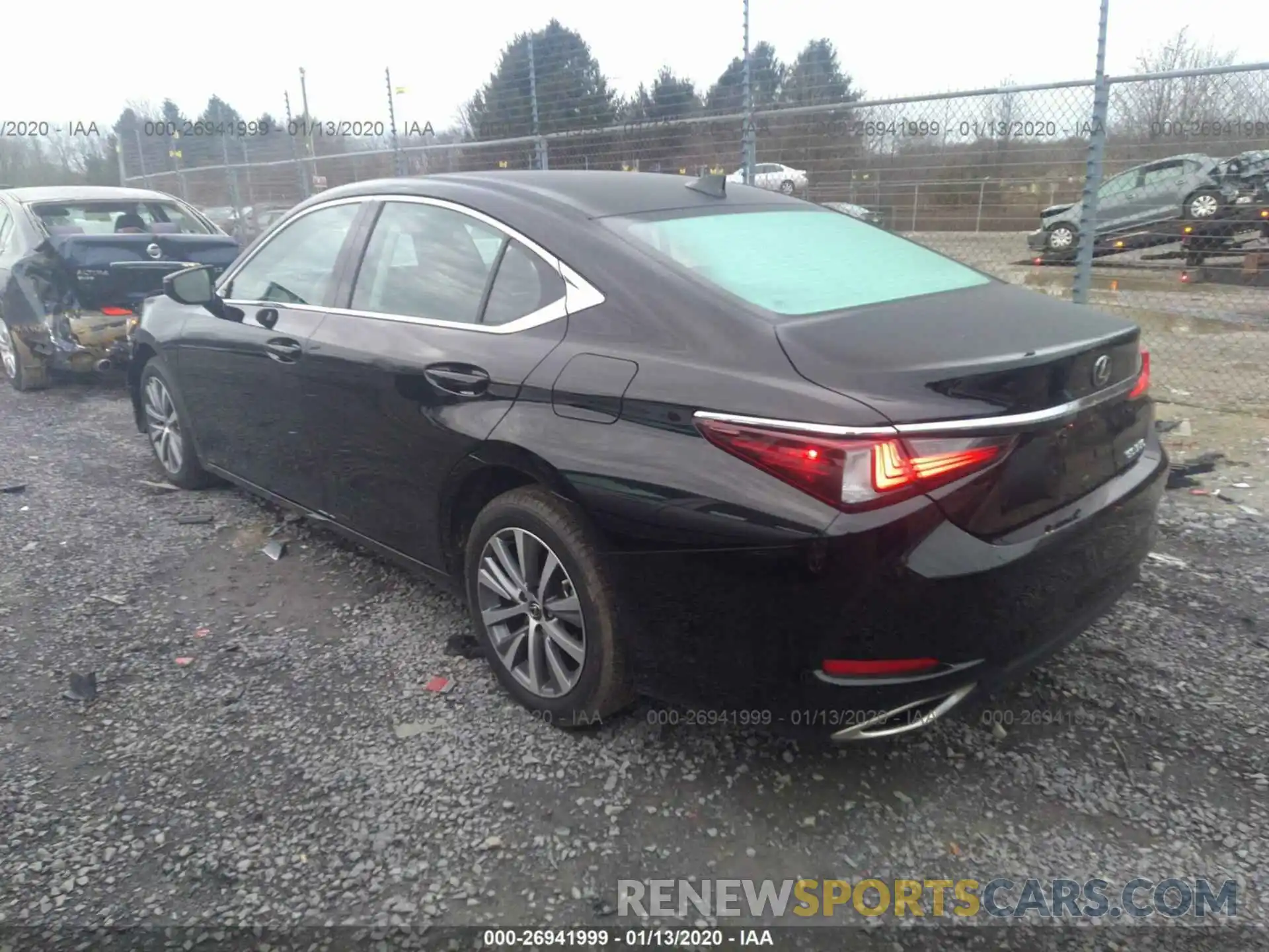 3 Photograph of a damaged car 58ABZ1B1XKU016975 LEXUS ES 2019